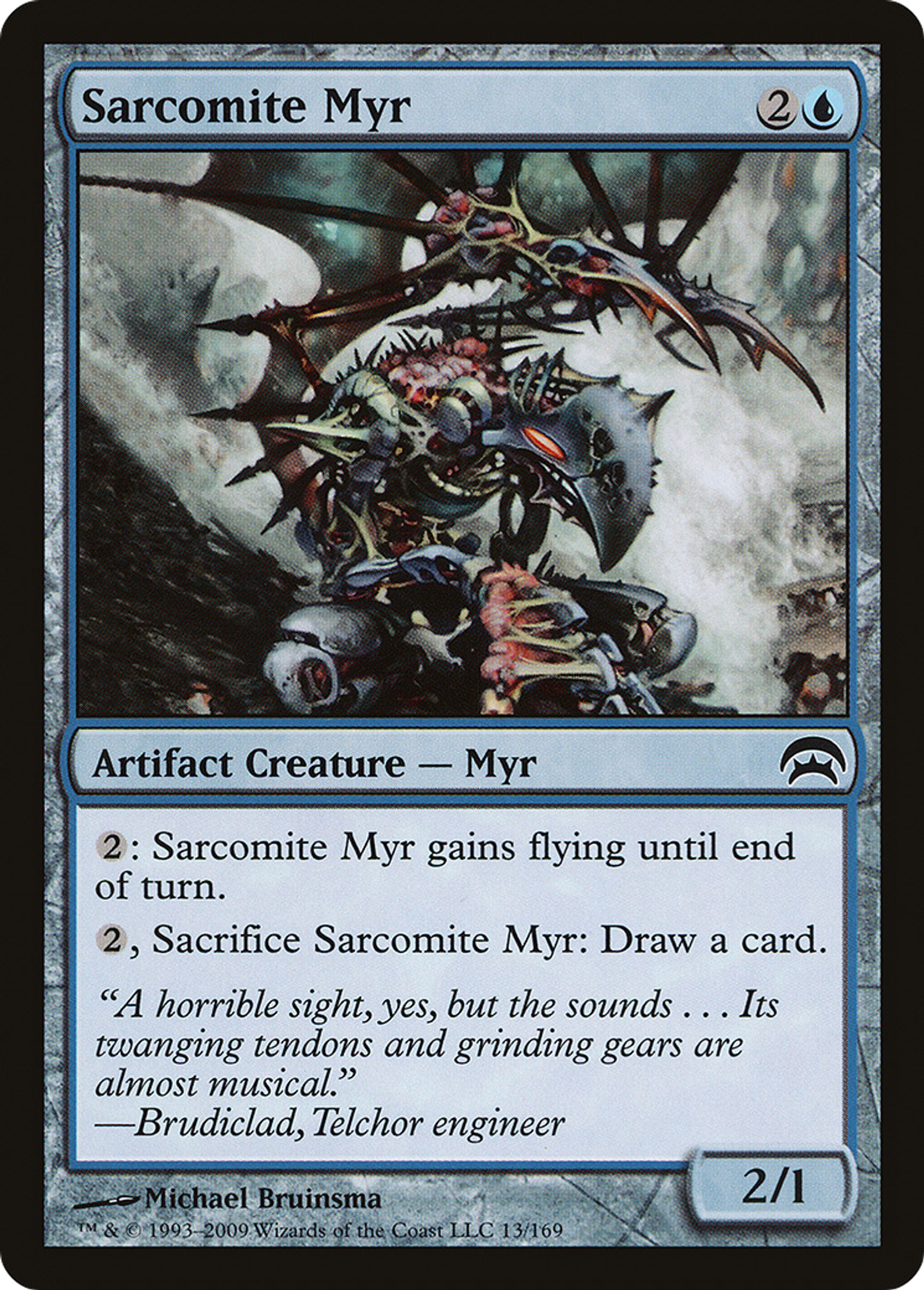 Sarcomite Myr — Planechase — Magic: The Gathering