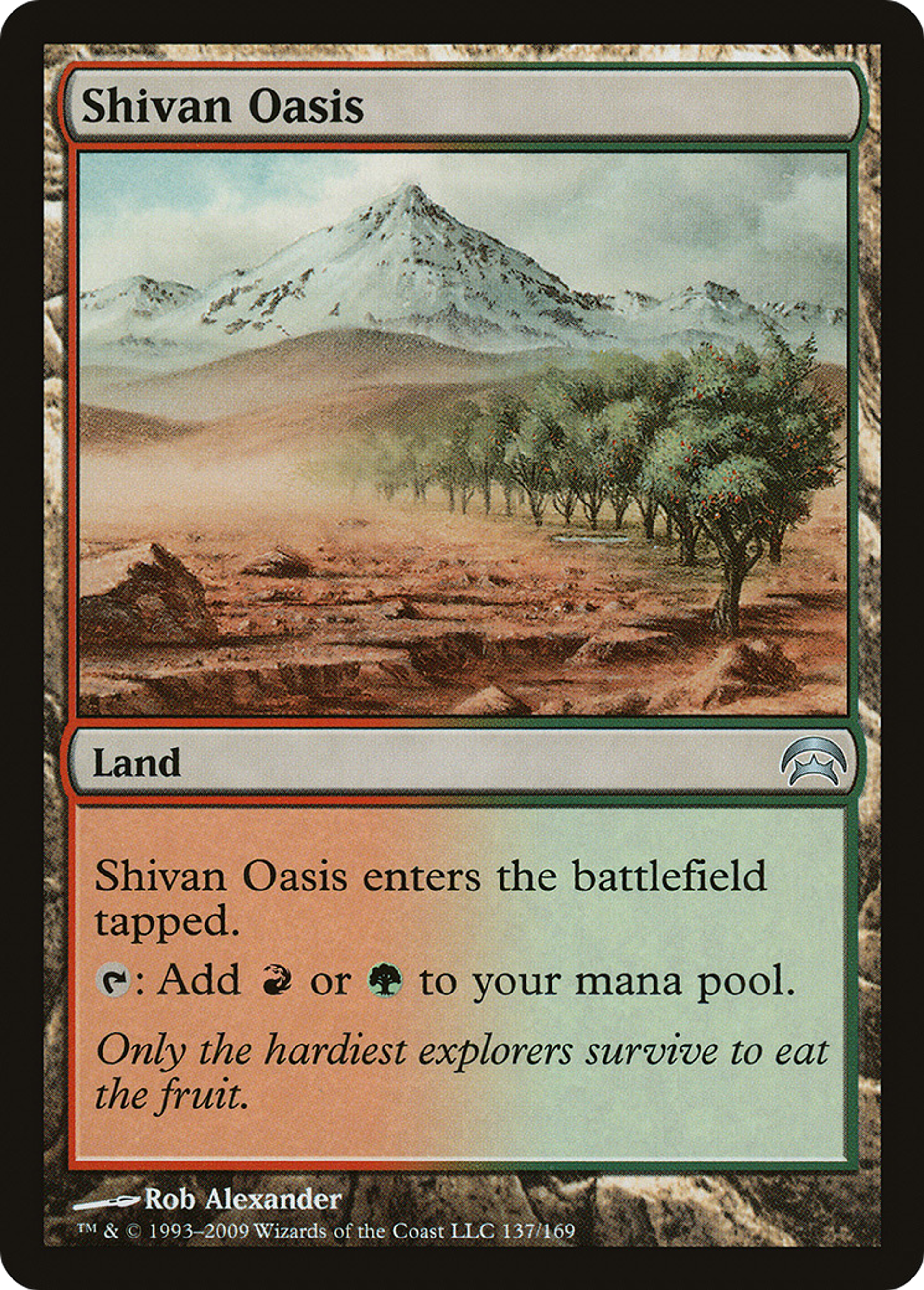 Shivan Oasis — Planechase — Magic: The Gathering