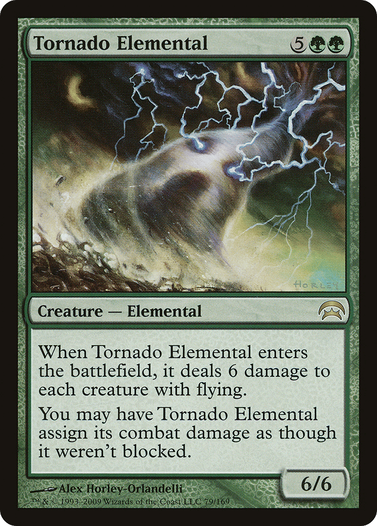 Tornado Elemental — Planechase — Magic: The Gathering
