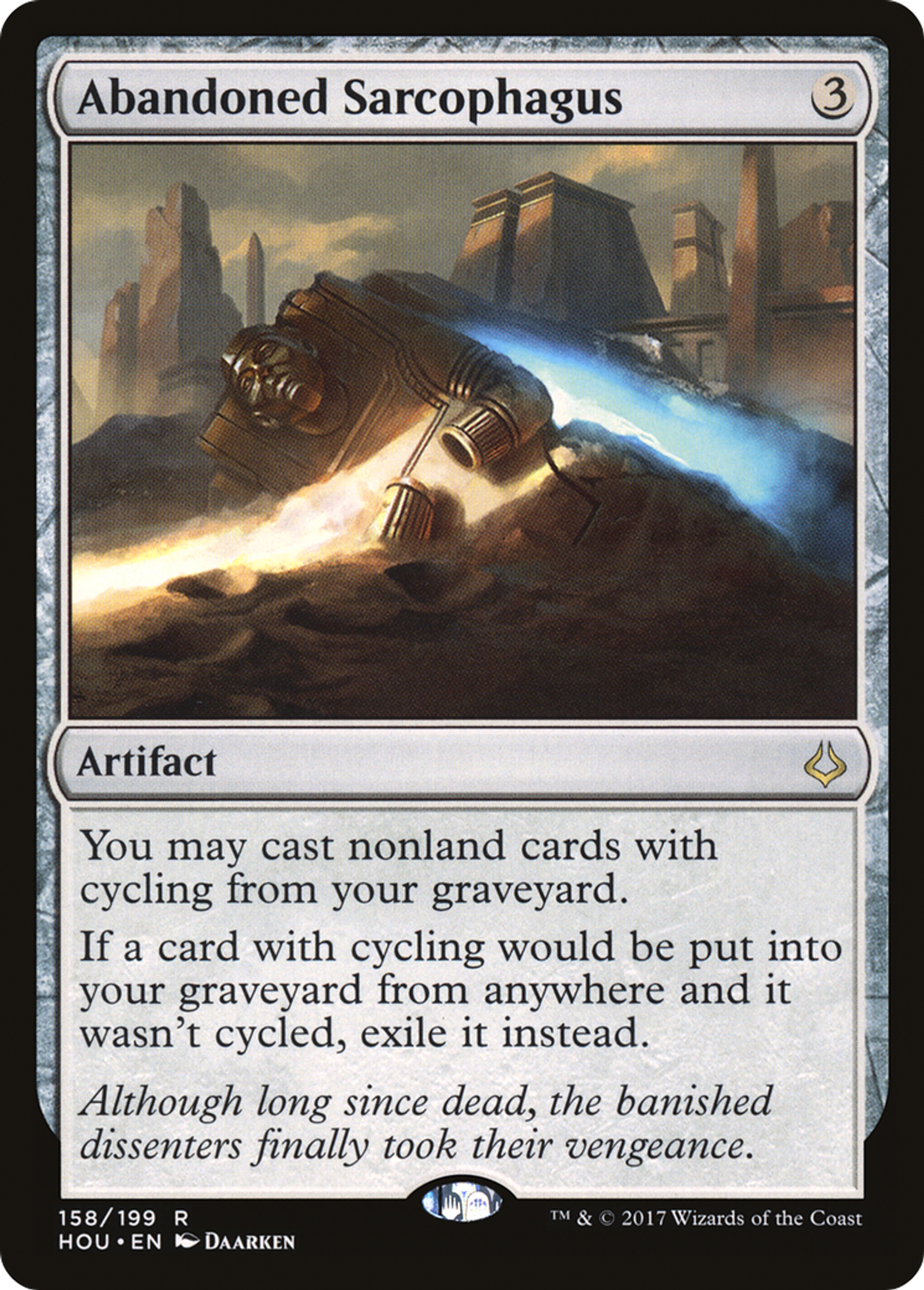 Abandoned Sarcophagus — Hour of Devastation — Magic: The Gathering