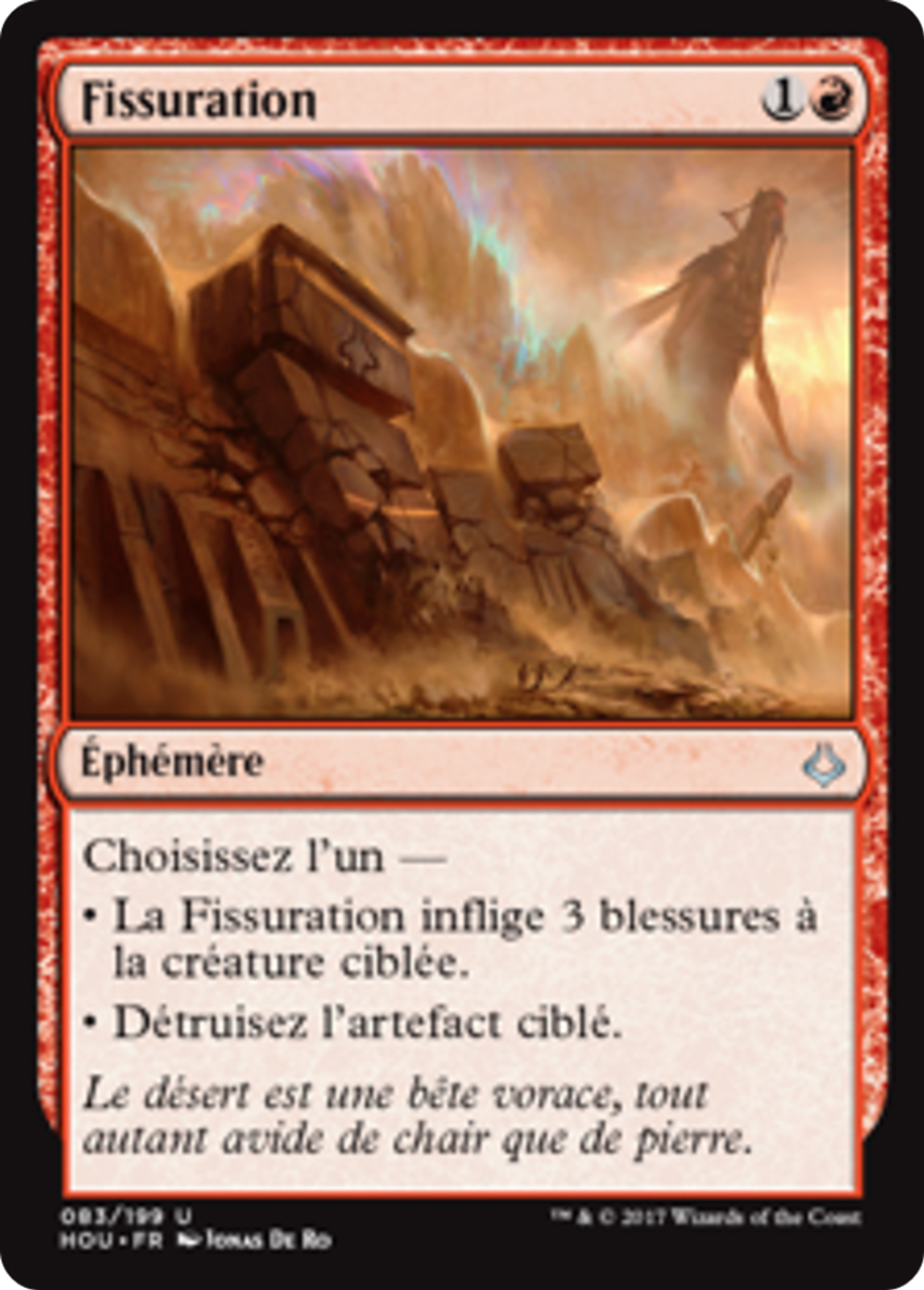 Fissuration — Hour of Devastation — Magic: The Gathering