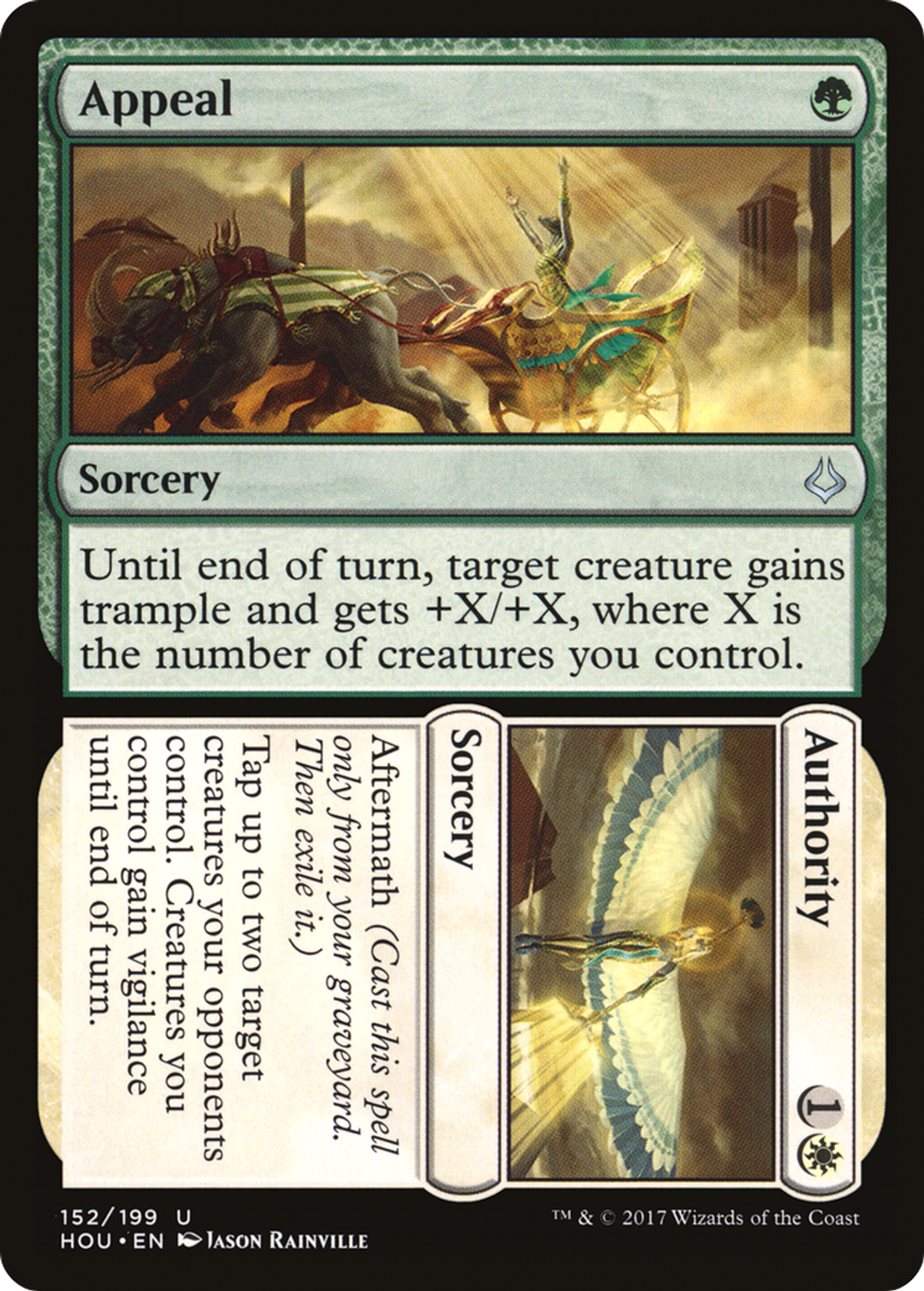 Appeal // Authority — Hour of Devastation — Magic: The Gathering