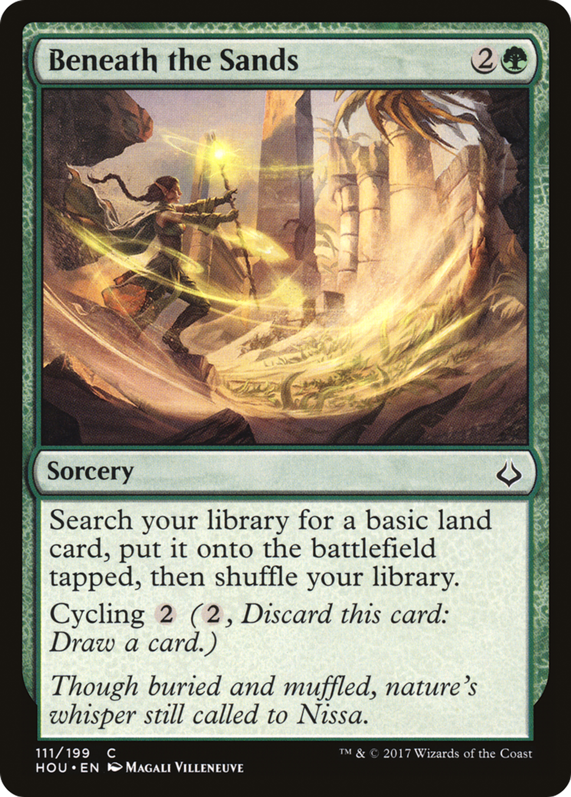 Beneath the Sands — Hour of Devastation — Magic: The Gathering