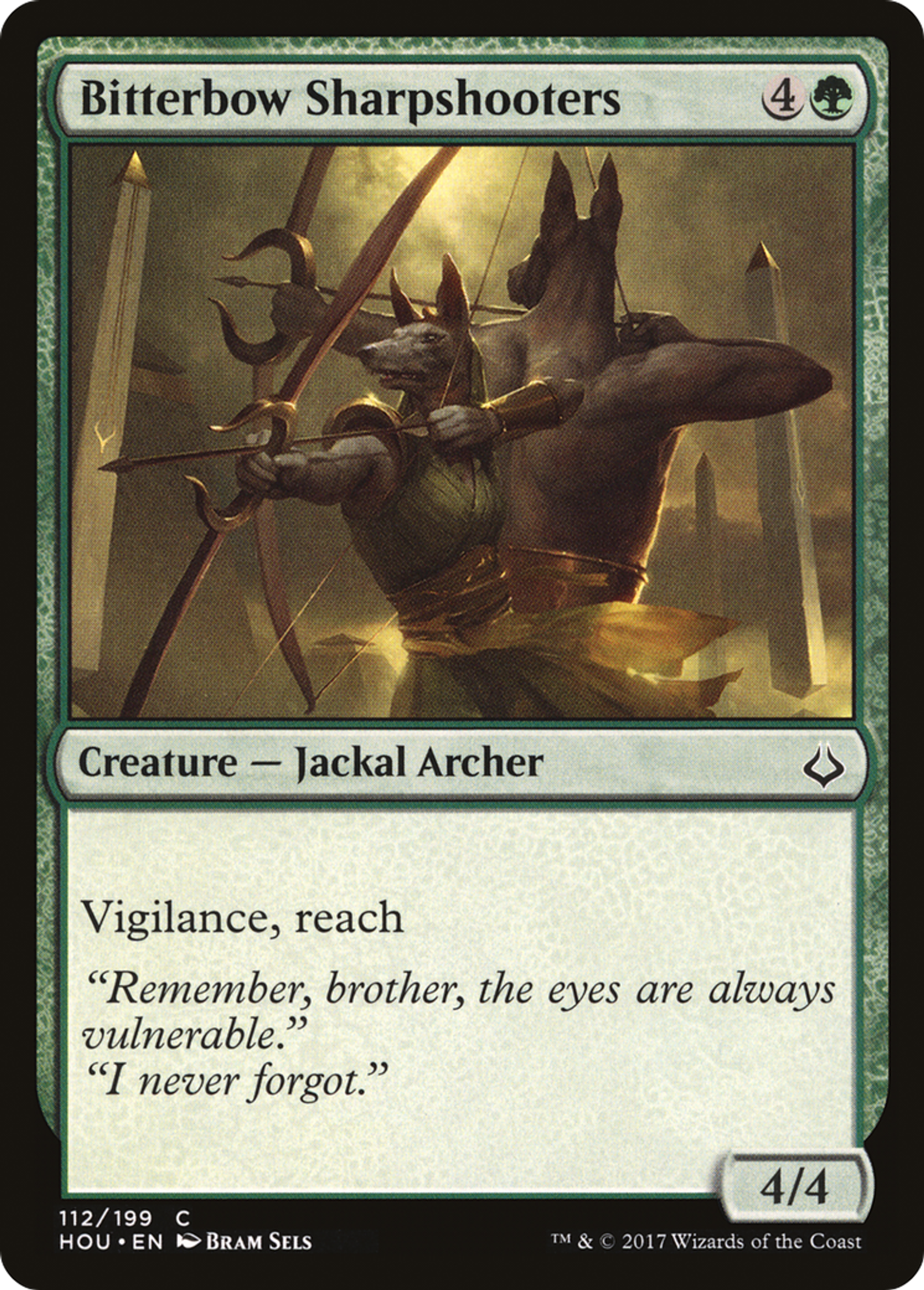 Bitterbow Sharpshooters — Hour of Devastation — Magic: The Gathering