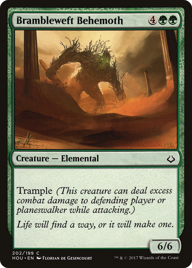 Brambleweft Behemoth — Hour of Devastation — Magic: The Gathering