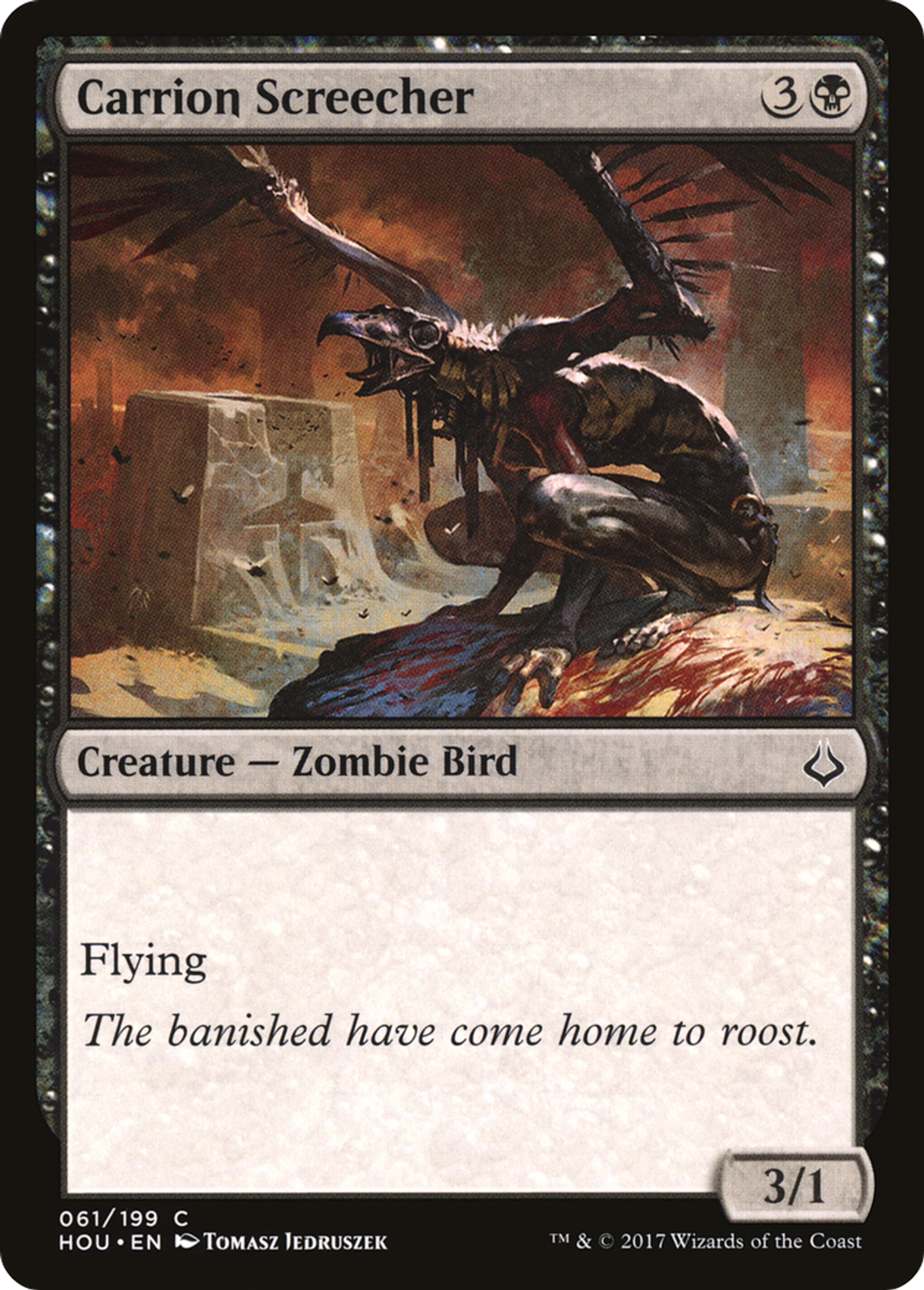 Carrion Screecher — Hour of Devastation — Magic: The Gathering