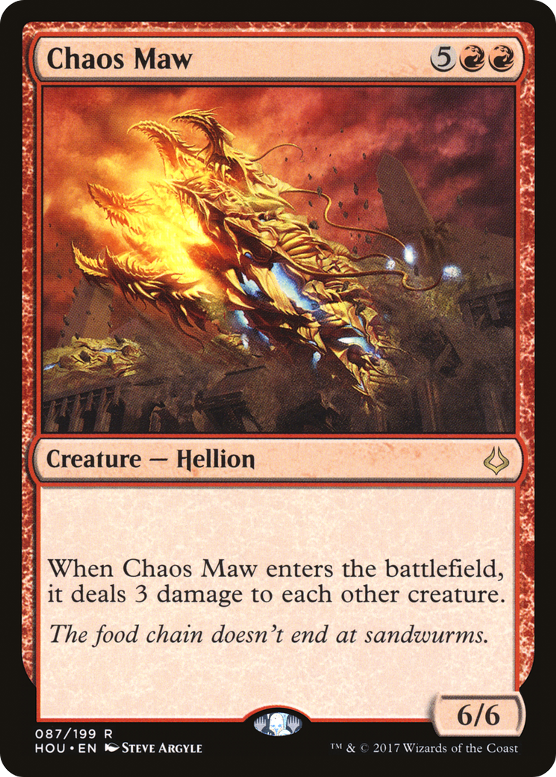 Chaos Maw — Hour of Devastation — Magic: The Gathering