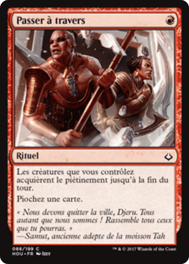 Passer à travers — Hour of Devastation — Magic: The Gathering