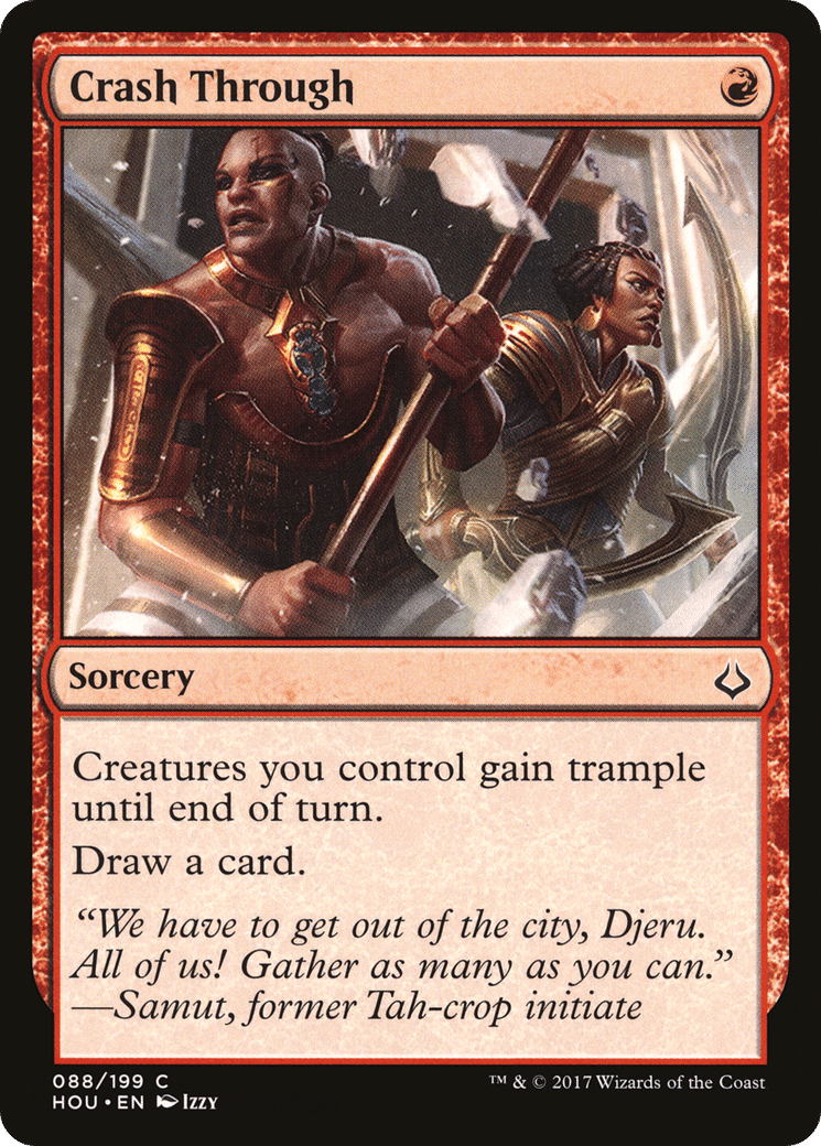 Crash Through — Hour of Devastation — Magic: The Gathering