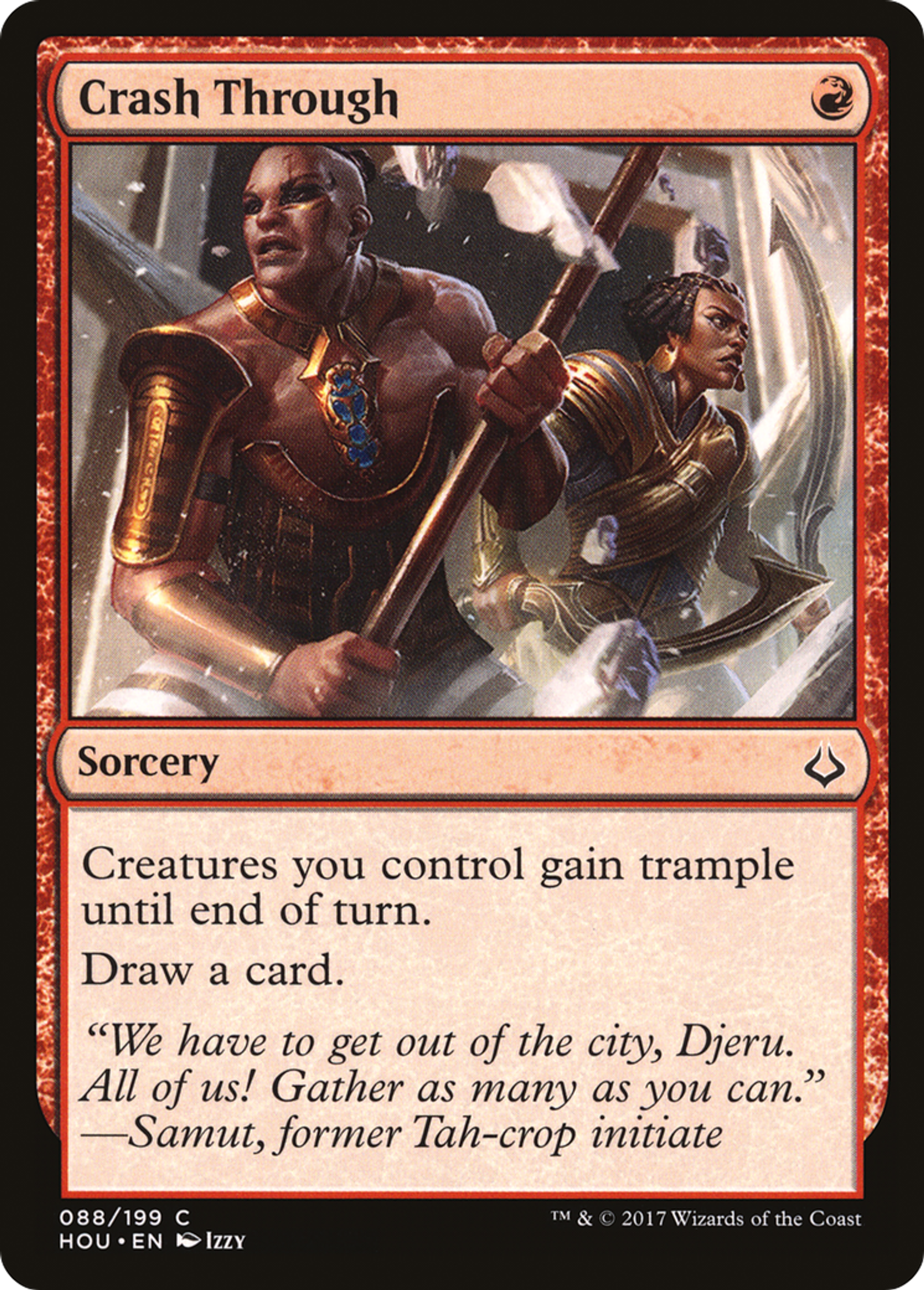 Passer à travers — Hour of Devastation — Magic: The Gathering