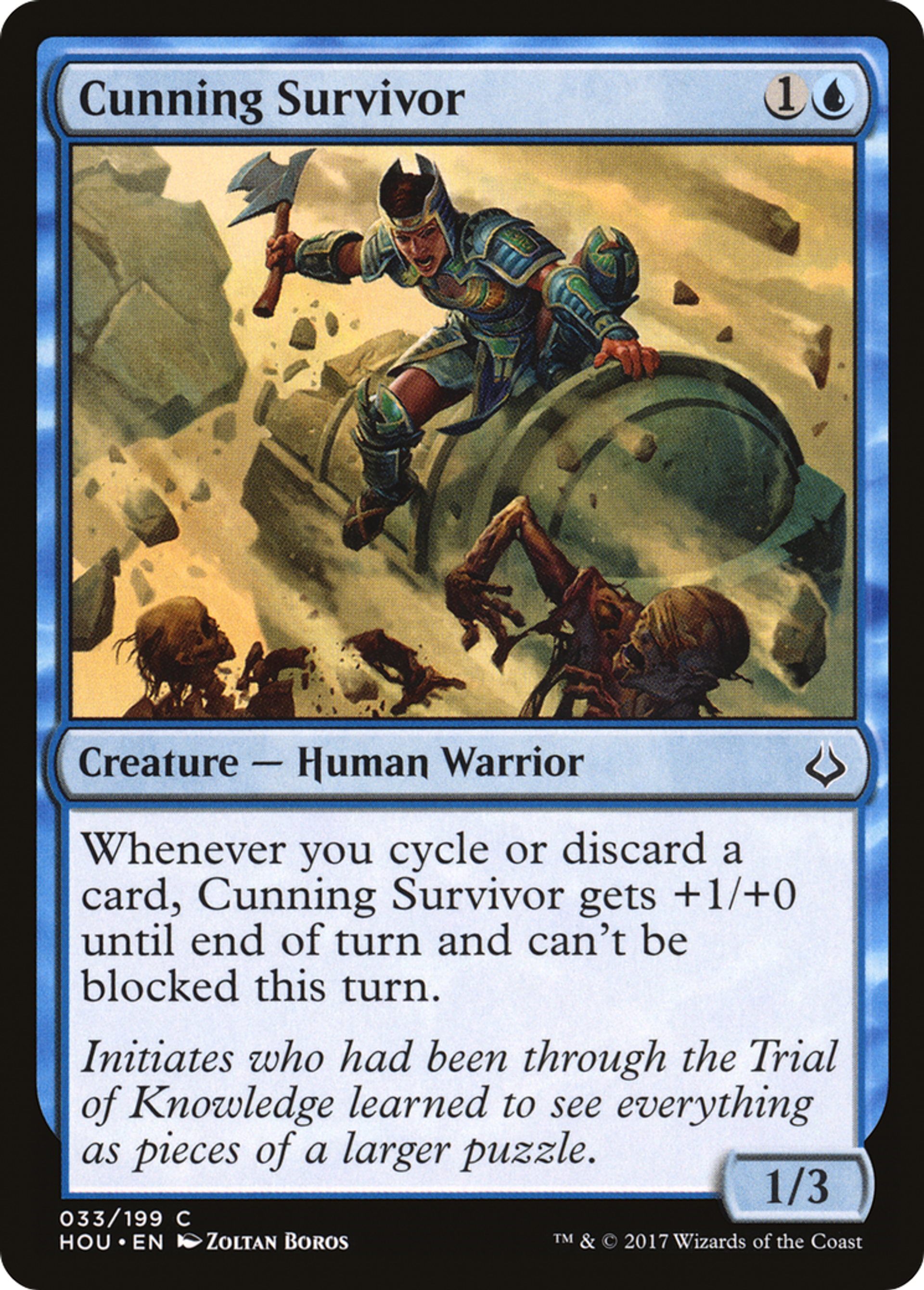 Cunning Survivor — Hour of Devastation — Magic: The Gathering