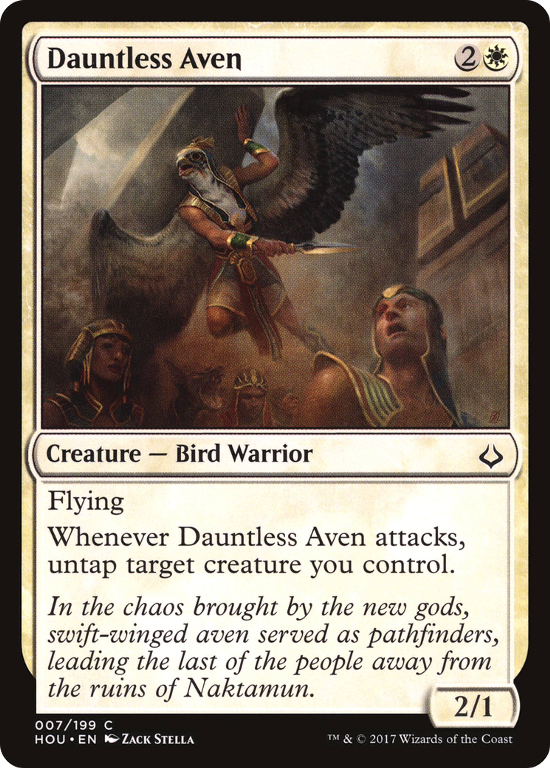 Dauntless Aven — Hour of Devastation — Magic: The Gathering