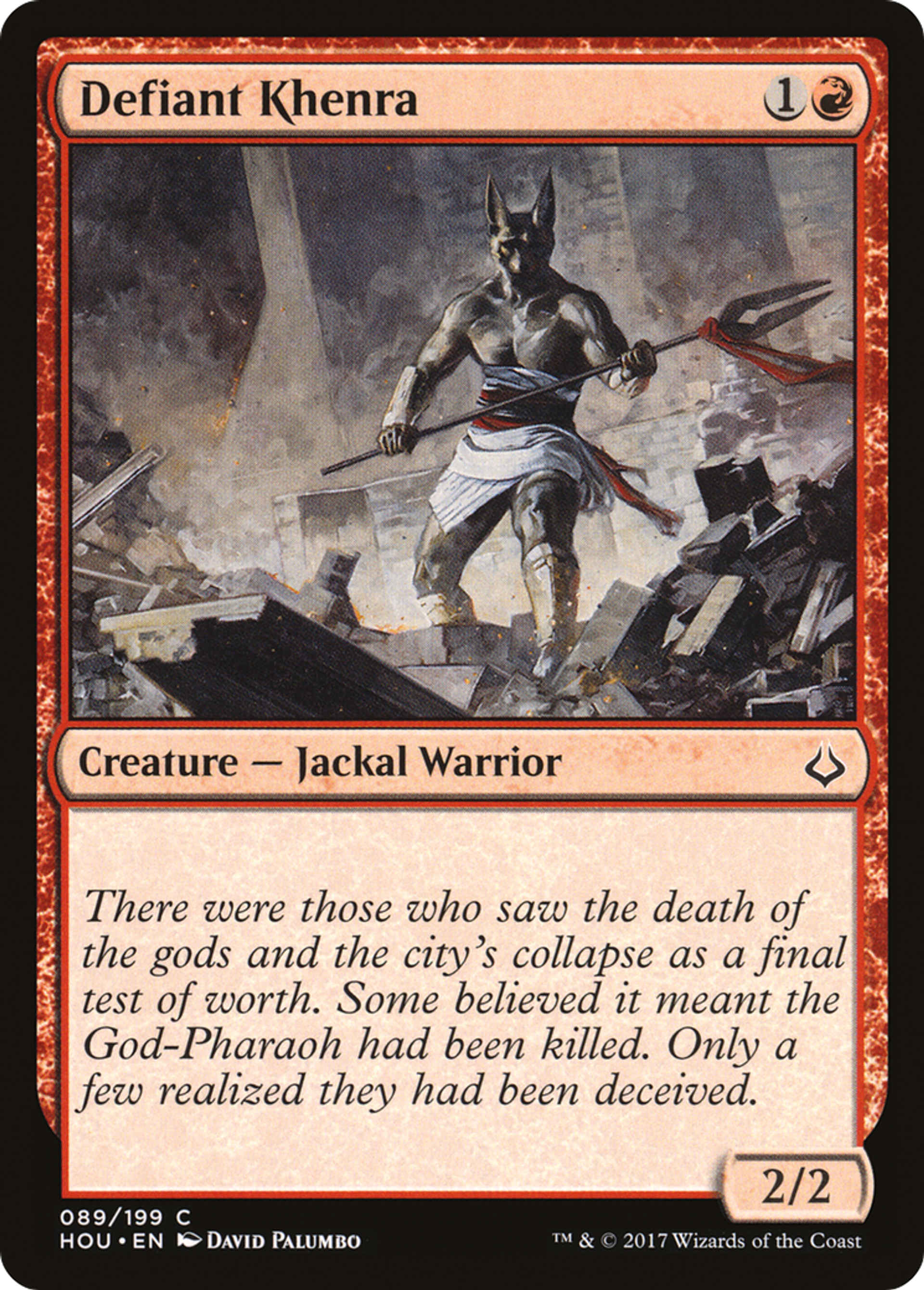 Khenra provocateur — Hour of Devastation — Magic: The Gathering