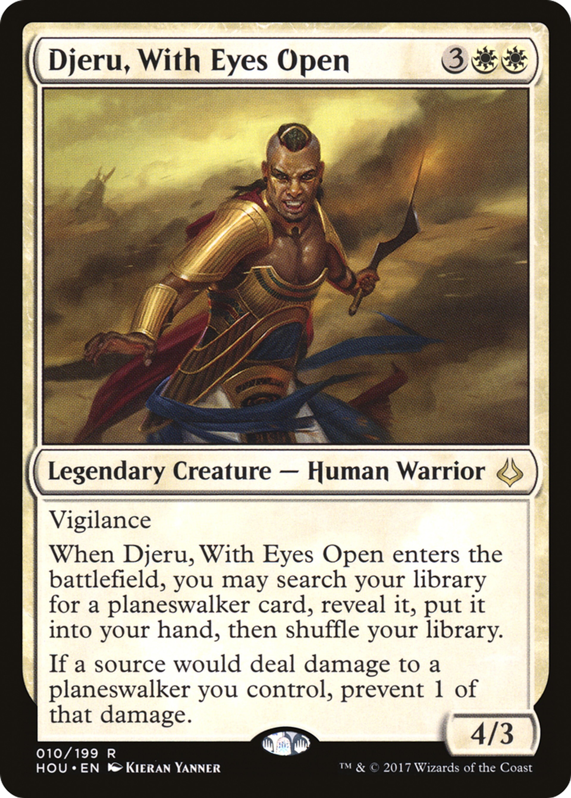 Djeru, With Eyes Open — Hour of Devastation — Magic: The Gathering