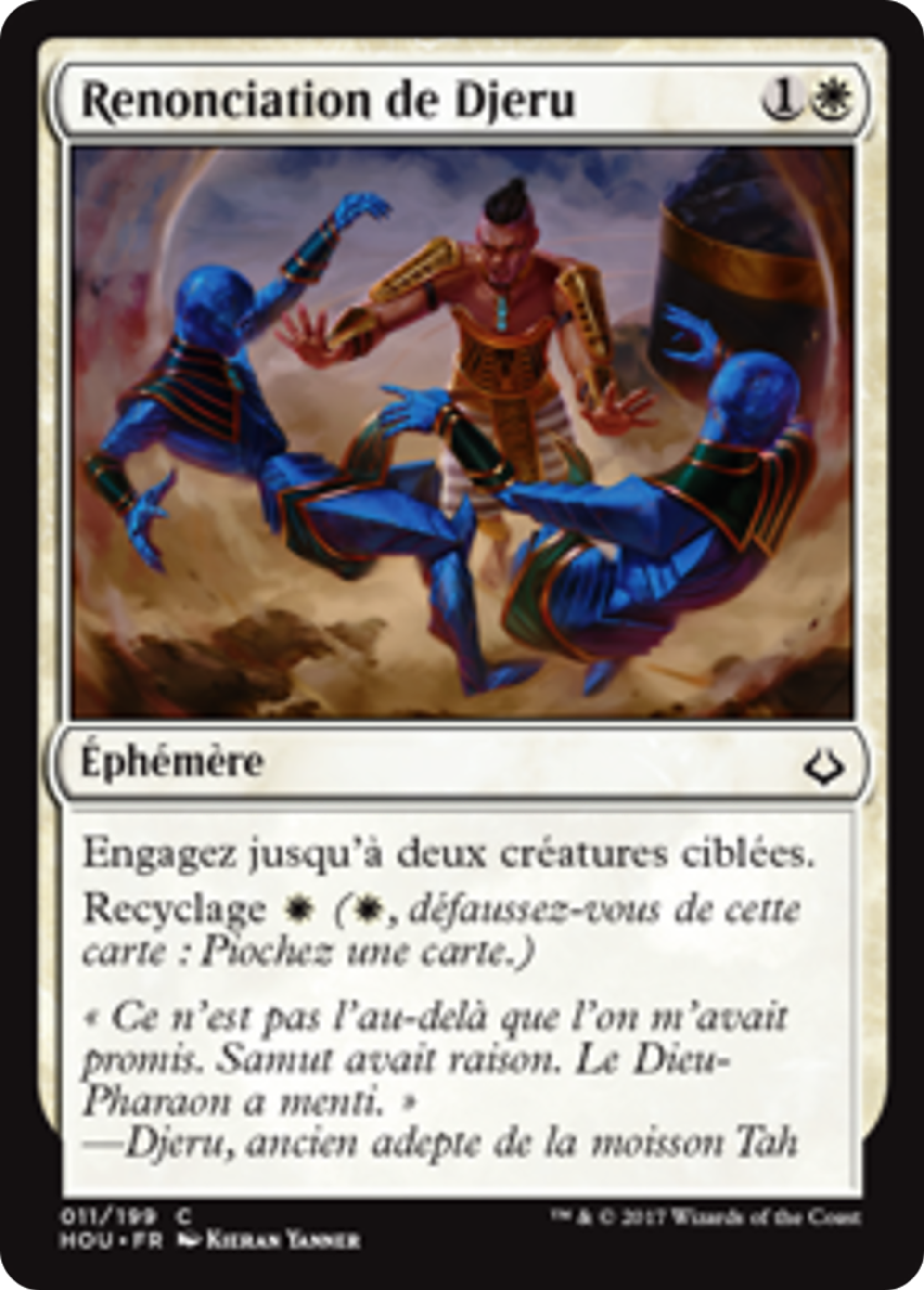 Renonciation de Djeru — Hour of Devastation — Magic: The Gathering