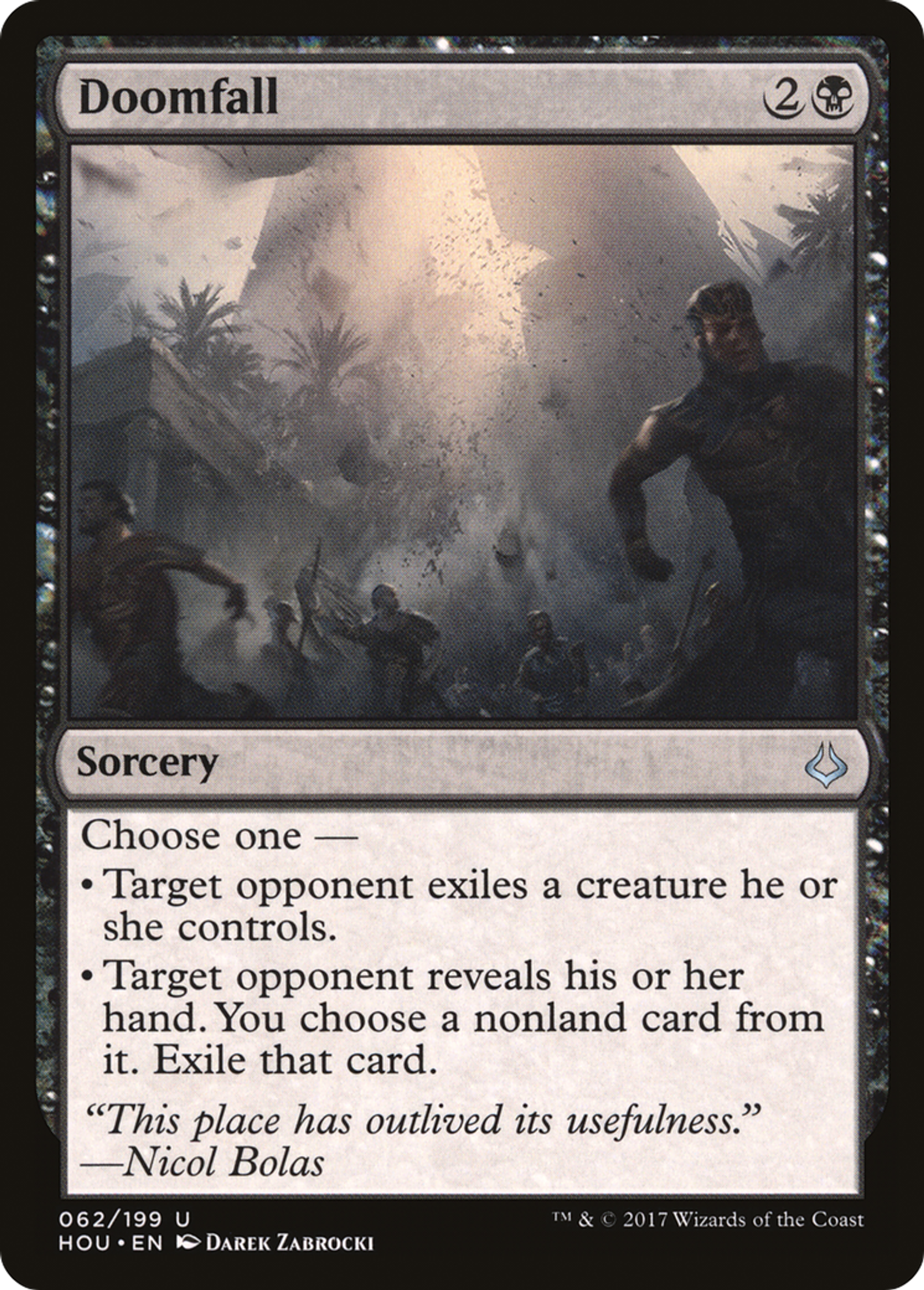 Doomfall — Hour of Devastation — Magic: The Gathering