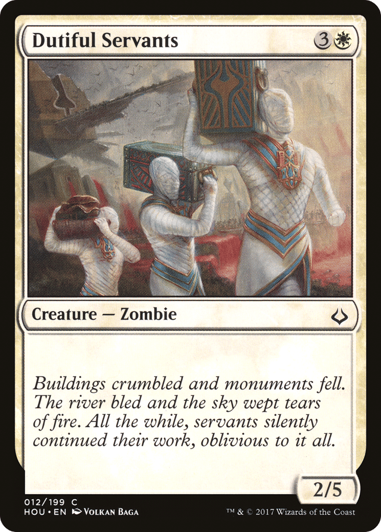 Dutiful Servants — Hour of Devastation — Magic: The Gathering