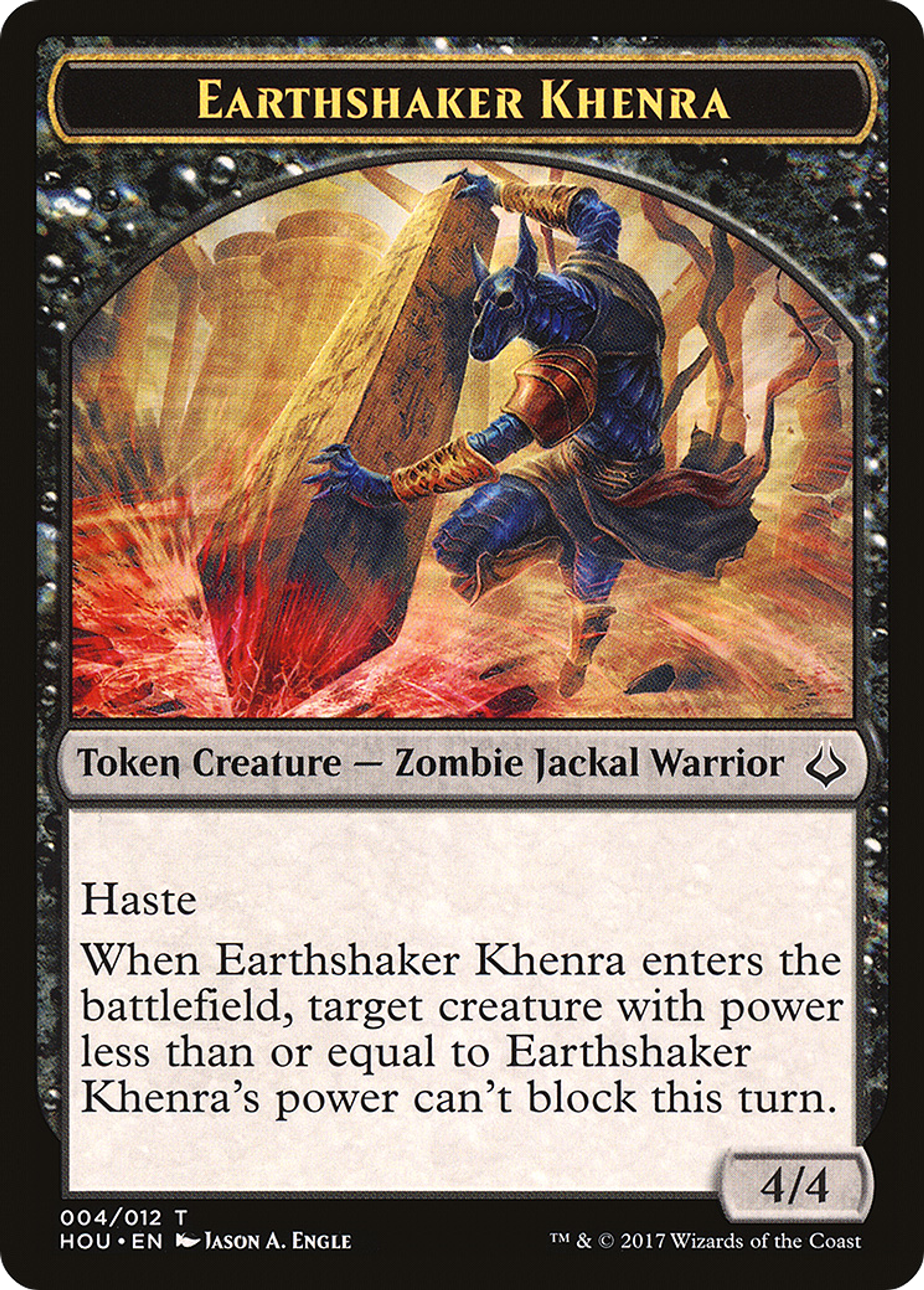 Earthshaker Khenra — Hour of Devastation — Magic: The Gathering