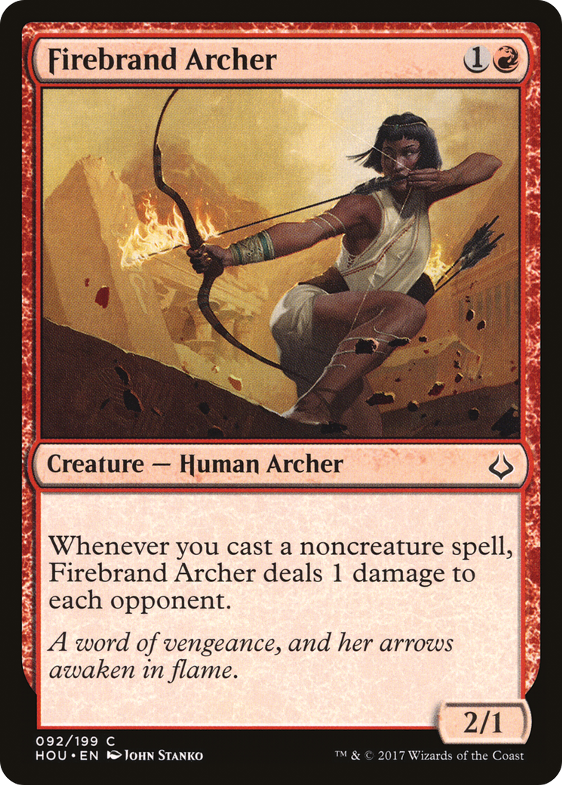 Firebrand Archer — Hour of Devastation — Magic: The Gathering
