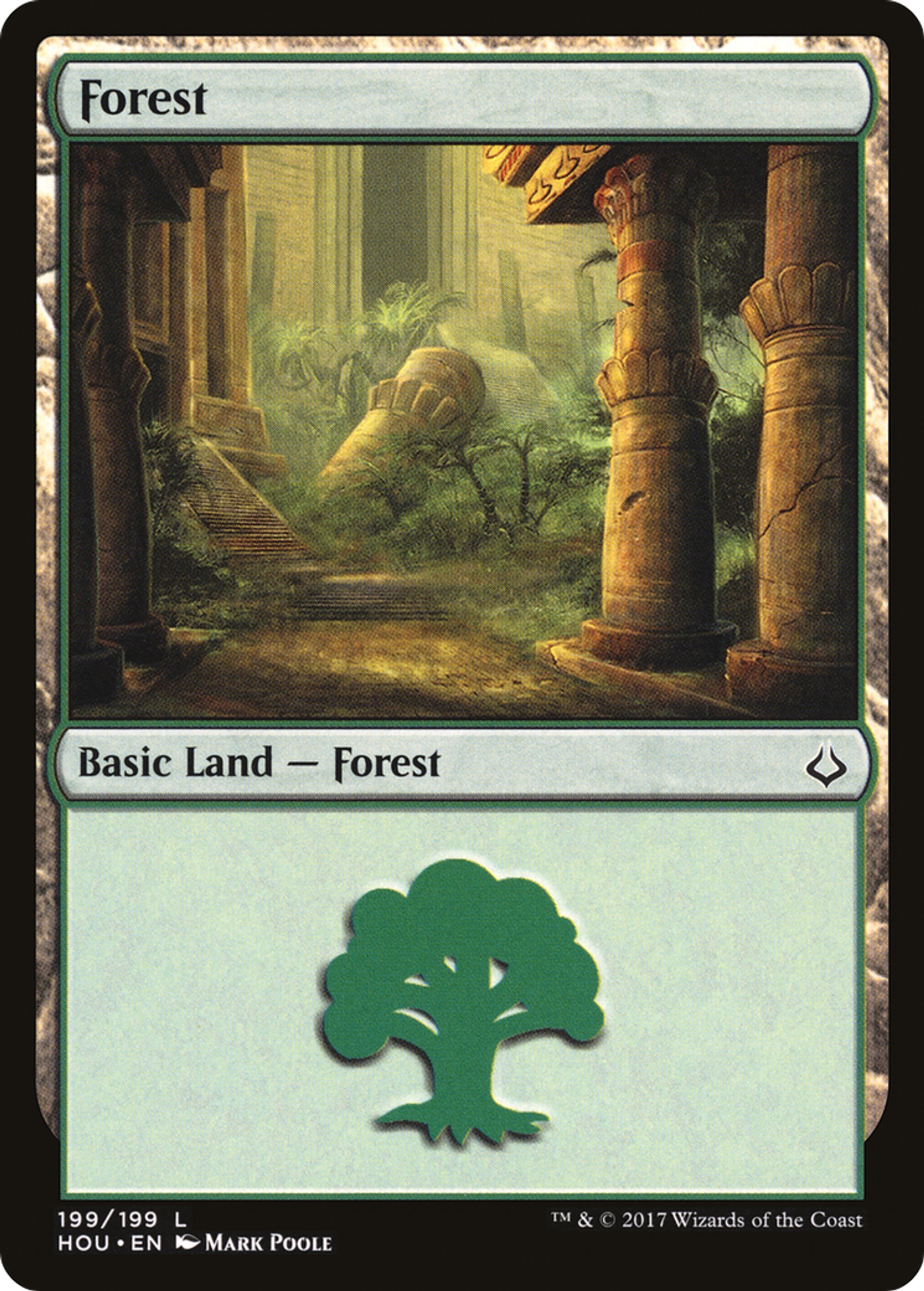 Forest — Hour of Devastation — Magic: The Gathering