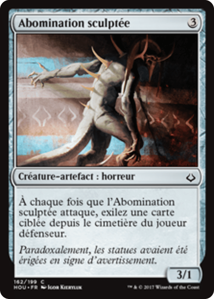 Abomination sculptée — Hour of Devastation — Magic: The Gathering