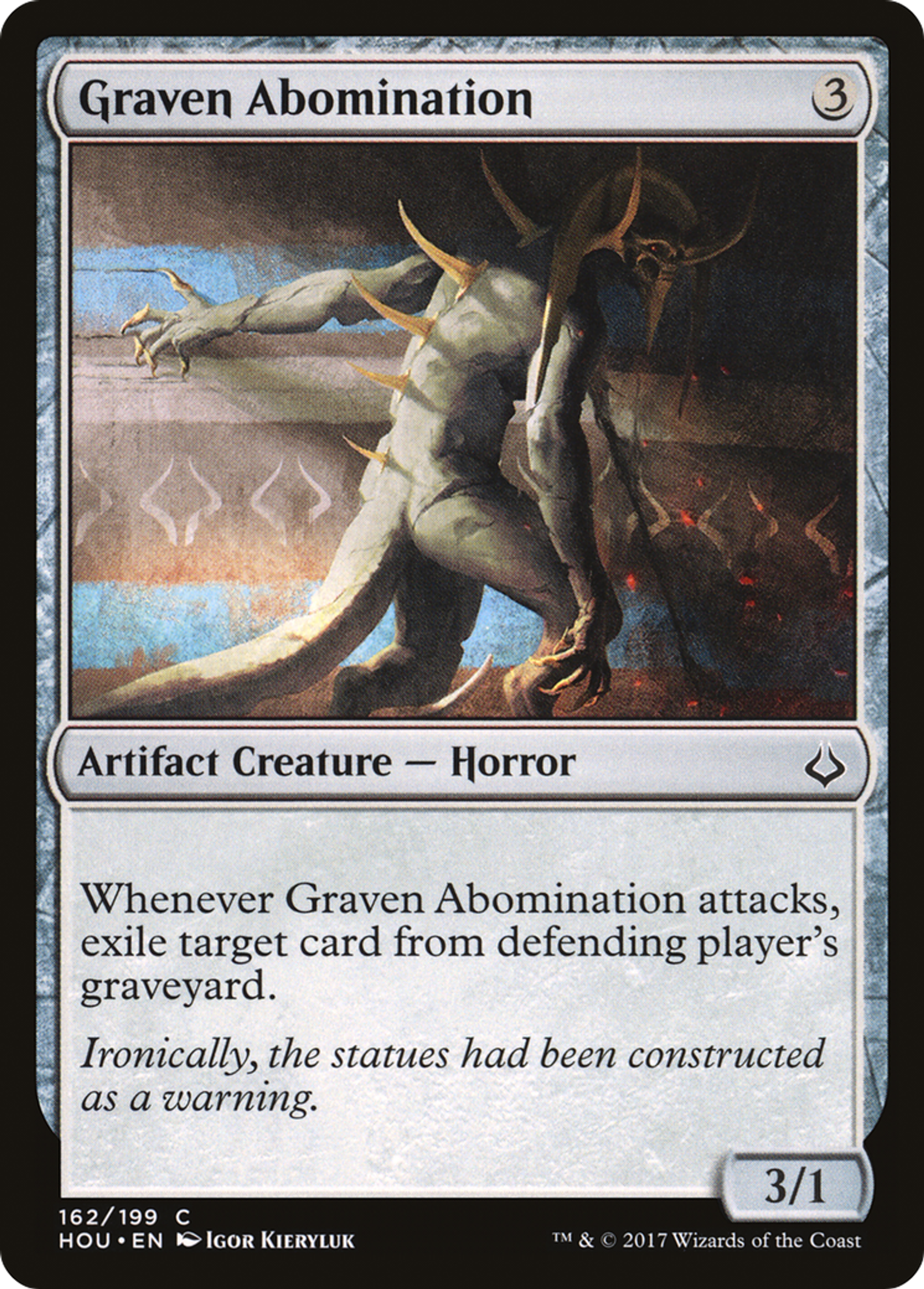 Graven Abomination — Hour of Devastation — Magic: The Gathering