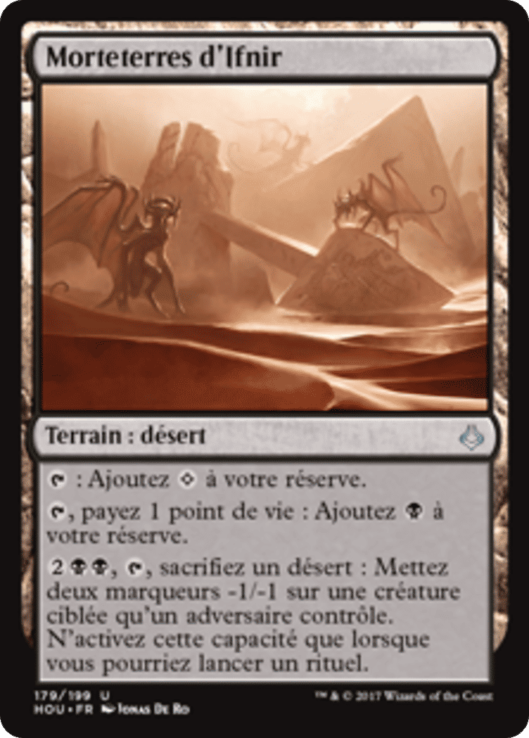 Morteterres d'Ifnir — Hour of Devastation — Magic: The Gathering