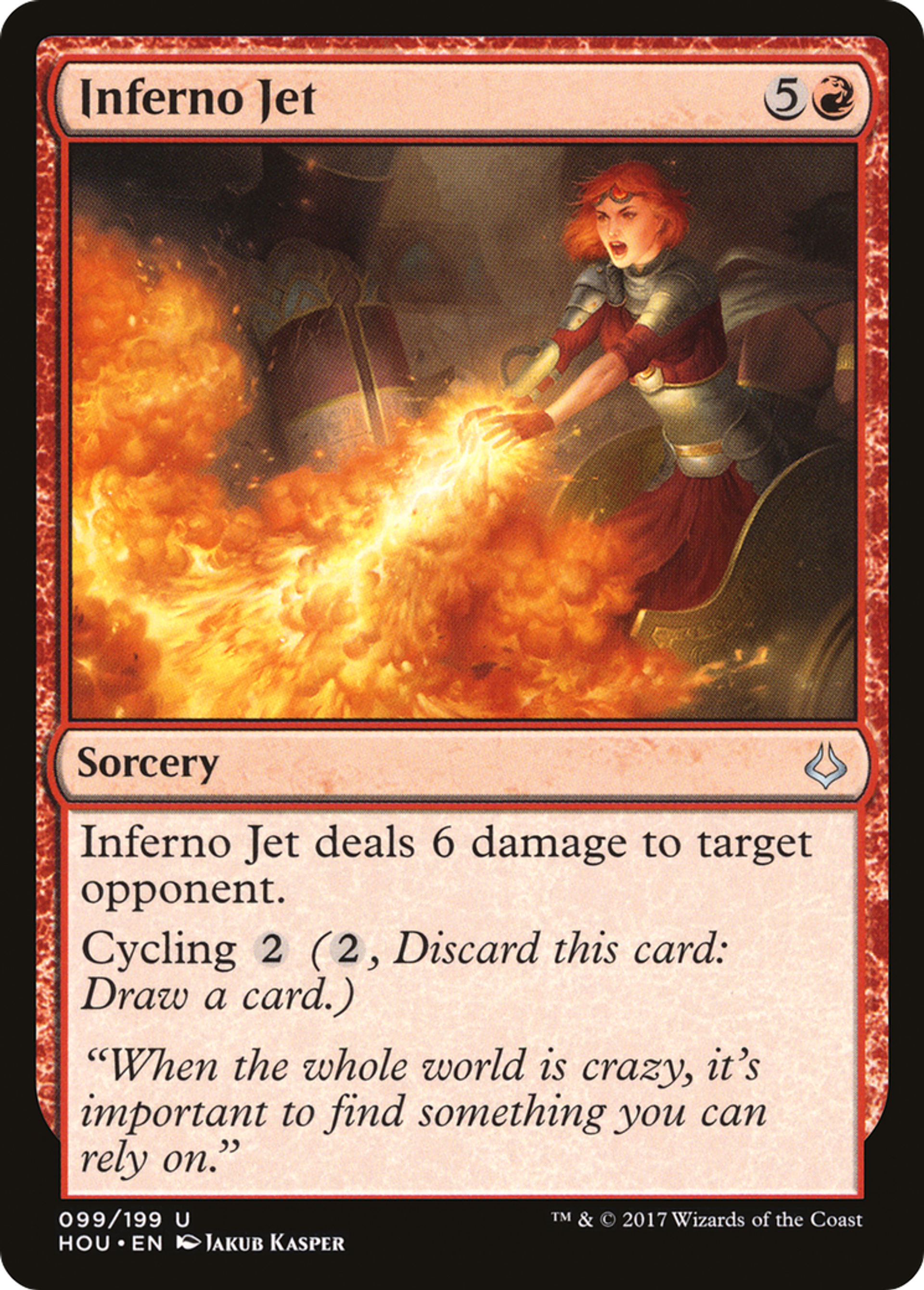 Inferno Jet — Hour of Devastation — Magic: The Gathering