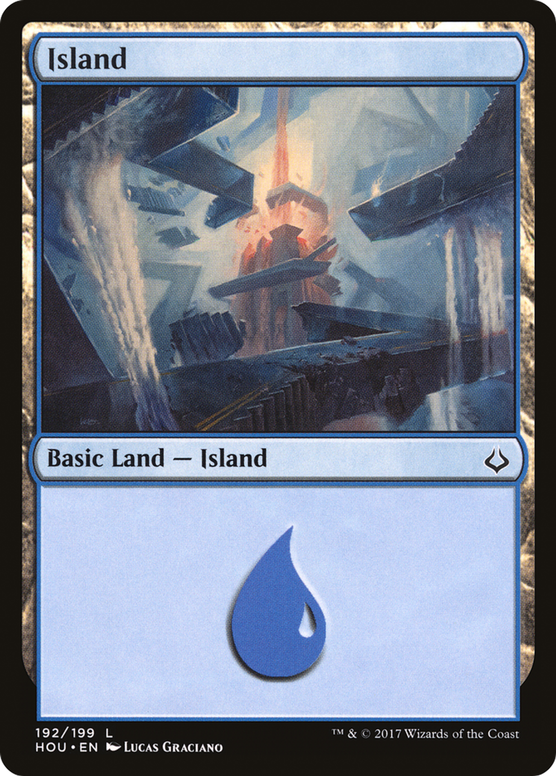 Île — Hour of Devastation — Magic: The Gathering