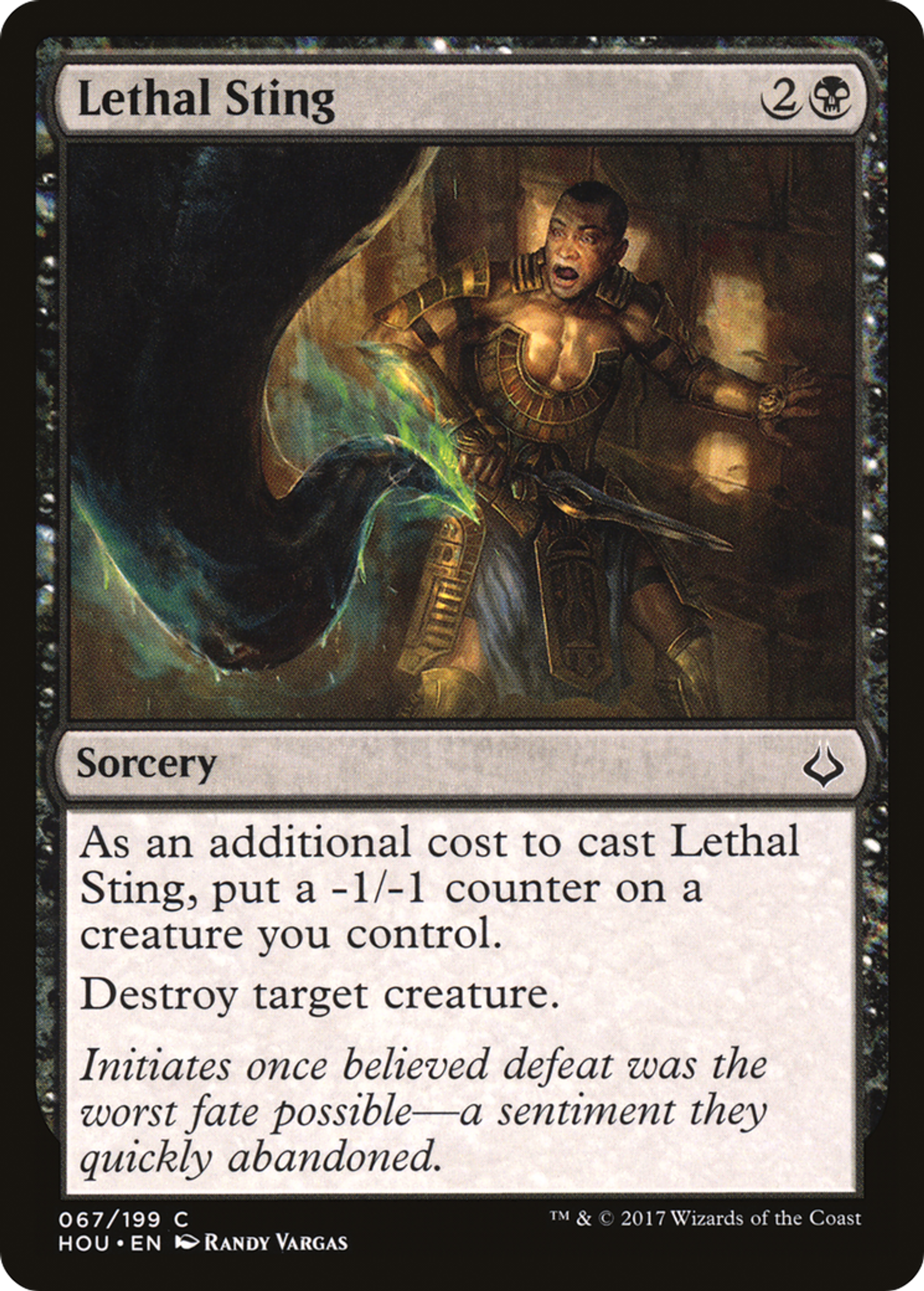 Piqûre mortelle — Hour of Devastation — Magic: The Gathering