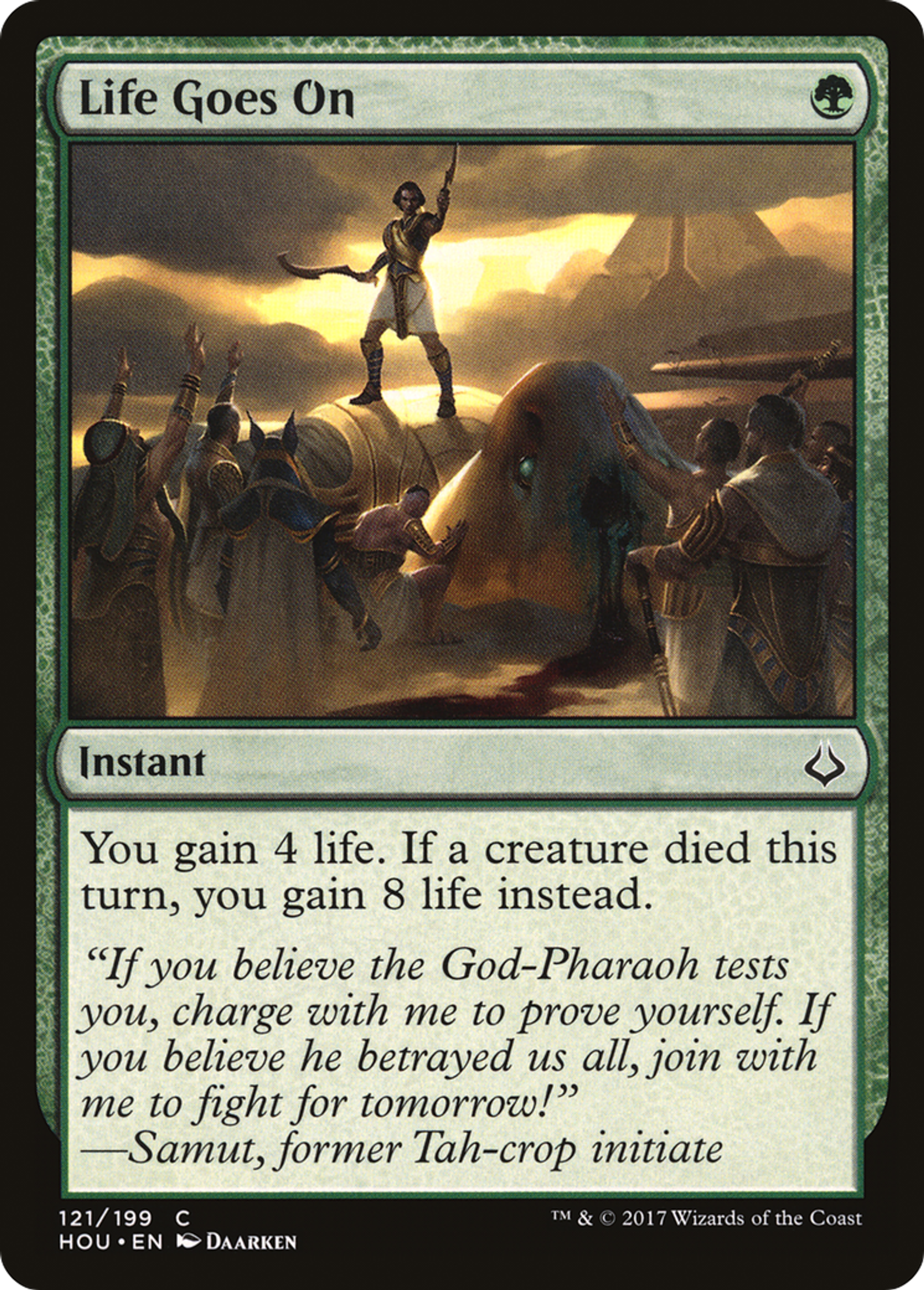 Life Goes On — Hour of Devastation — Magic: The Gathering