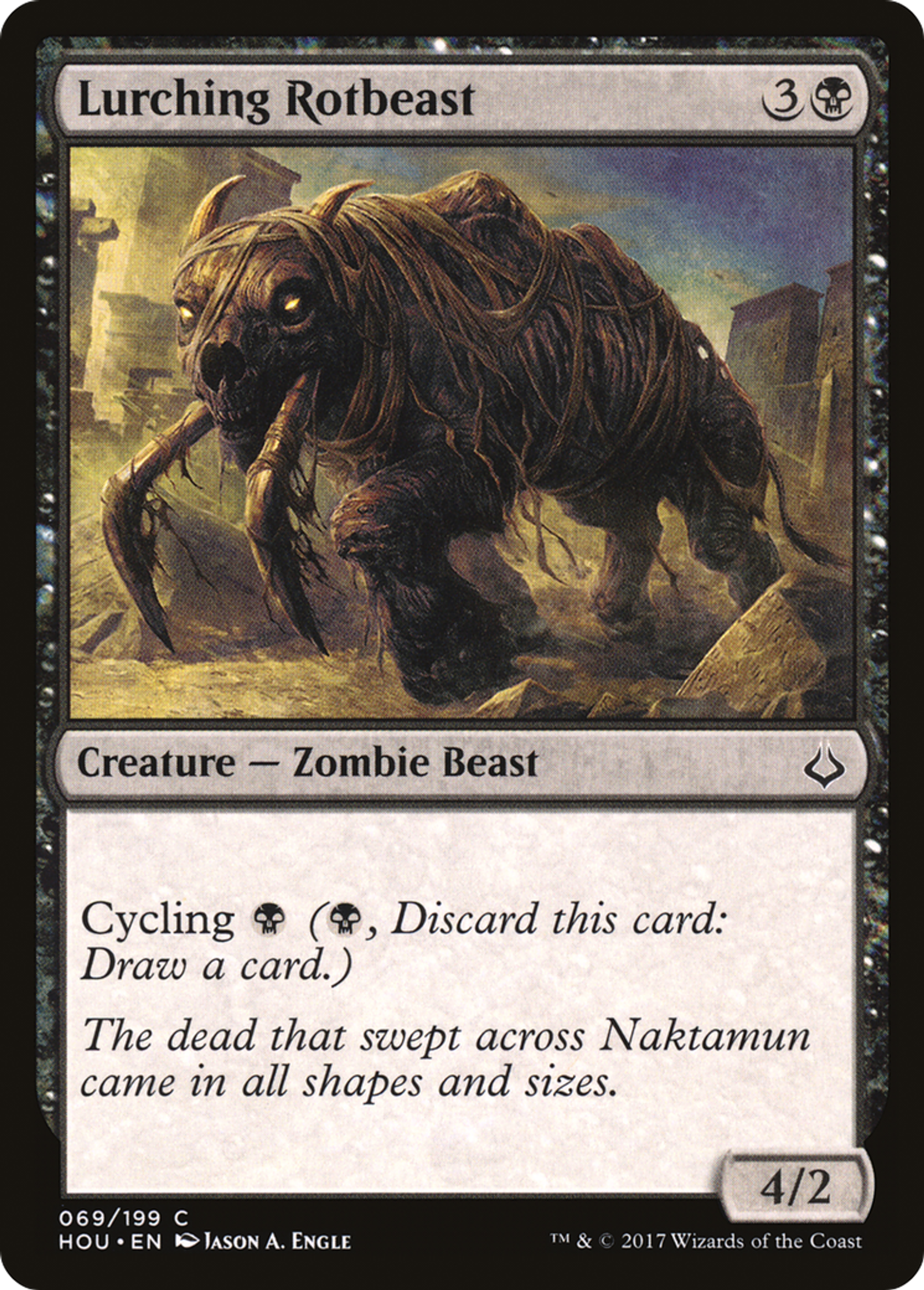 Lurching Rotbeast — Hour of Devastation — Magic: The Gathering