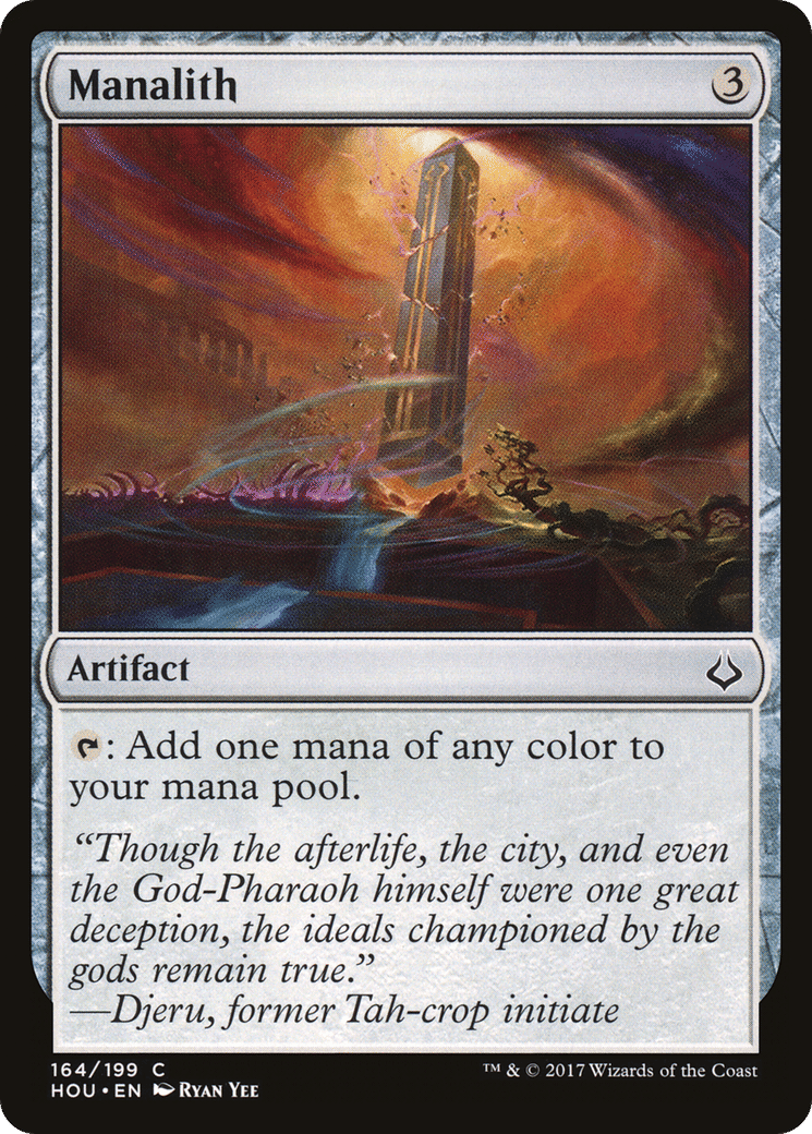 Manalith — Hour of Devastation — Magic: The Gathering