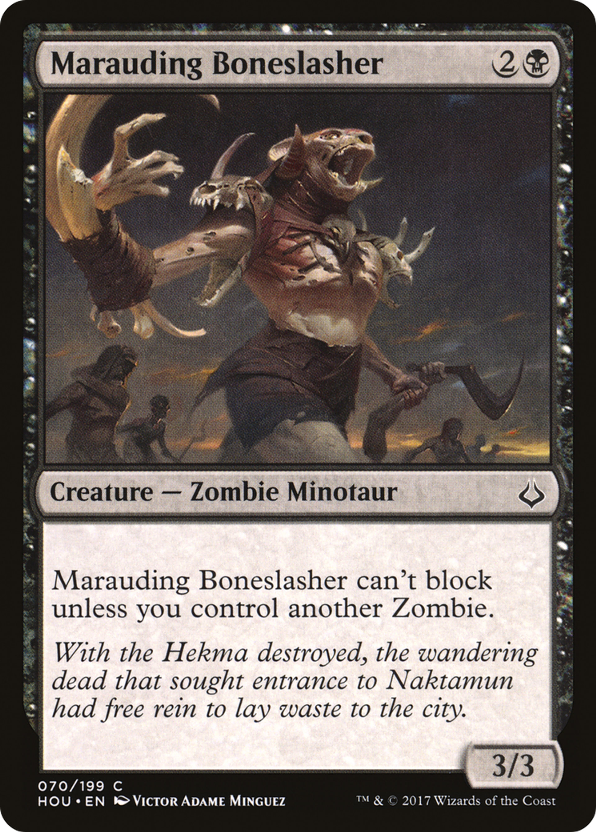 Balafreur d'os en maraude — Hour of Devastation — Magic: The Gathering