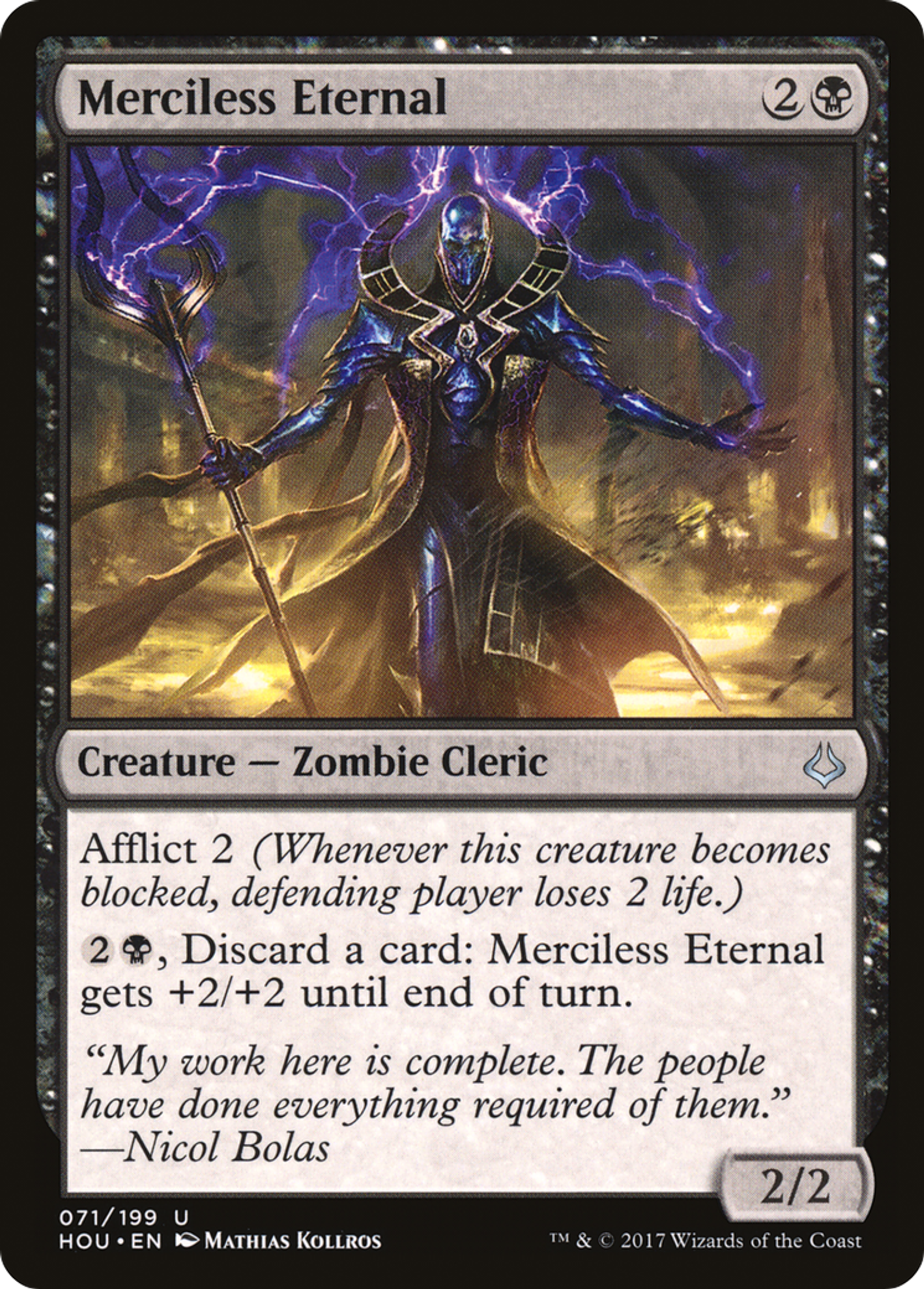 Merciless Eternal — Hour of Devastation — Magic: The Gathering
