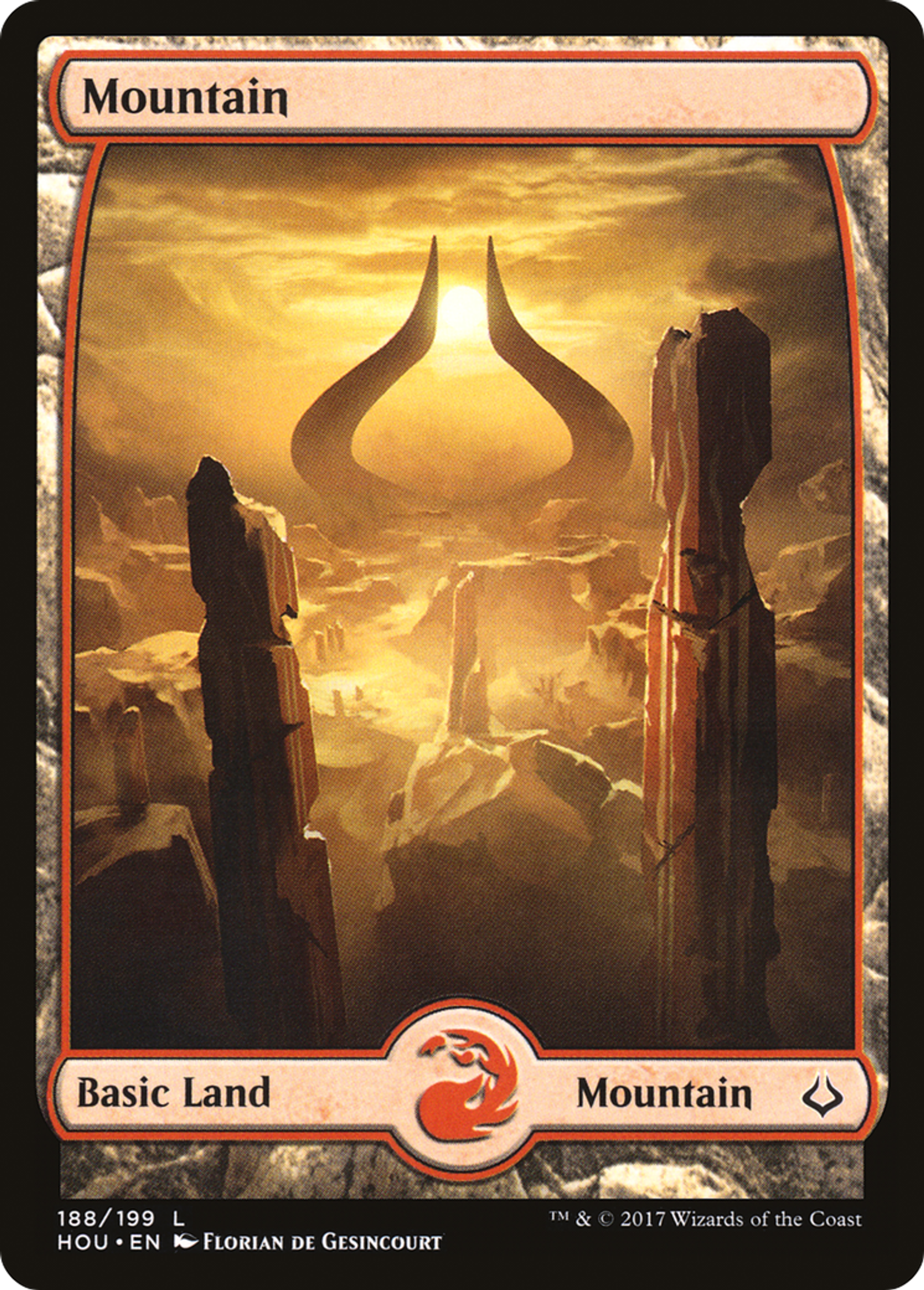 Mountain — Hour of Devastation — Magic: The Gathering