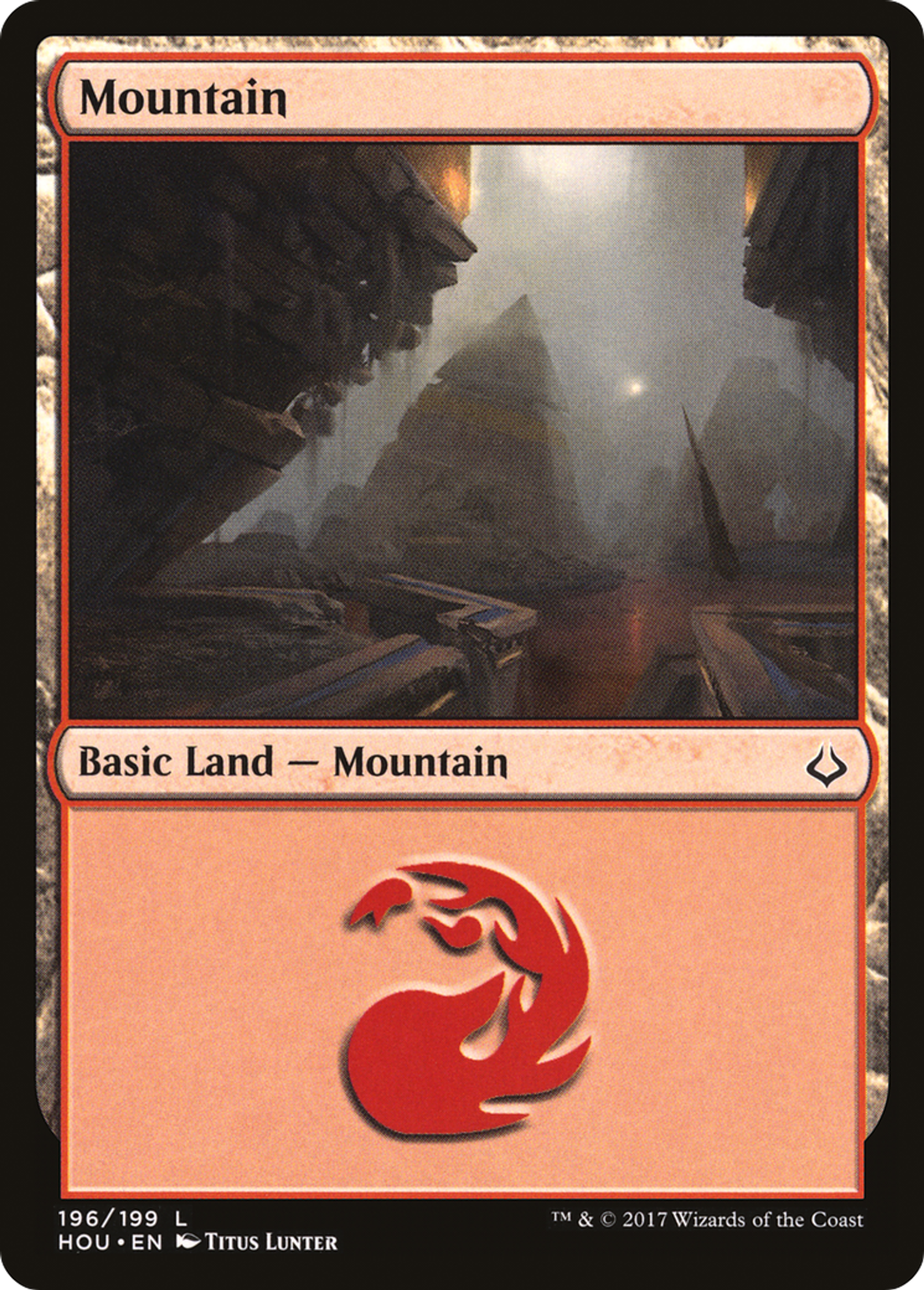 Mountain — Hour of Devastation — Magic: The Gathering