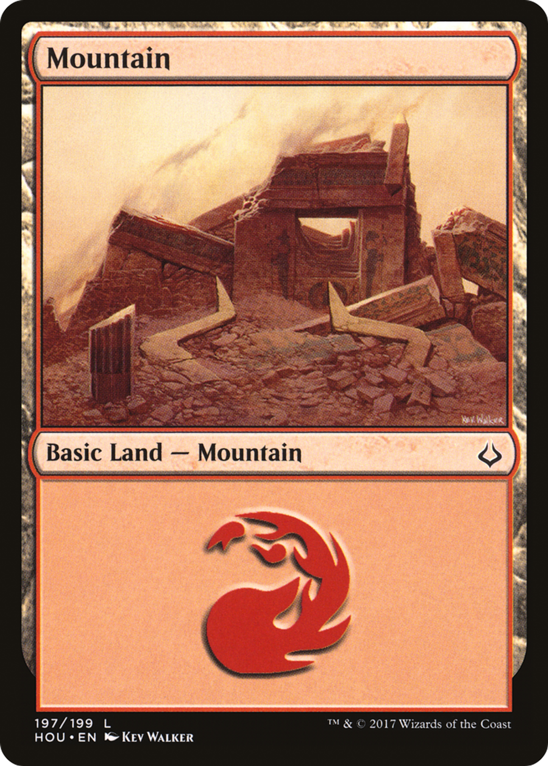 Mountain — Hour of Devastation — Magic: The Gathering