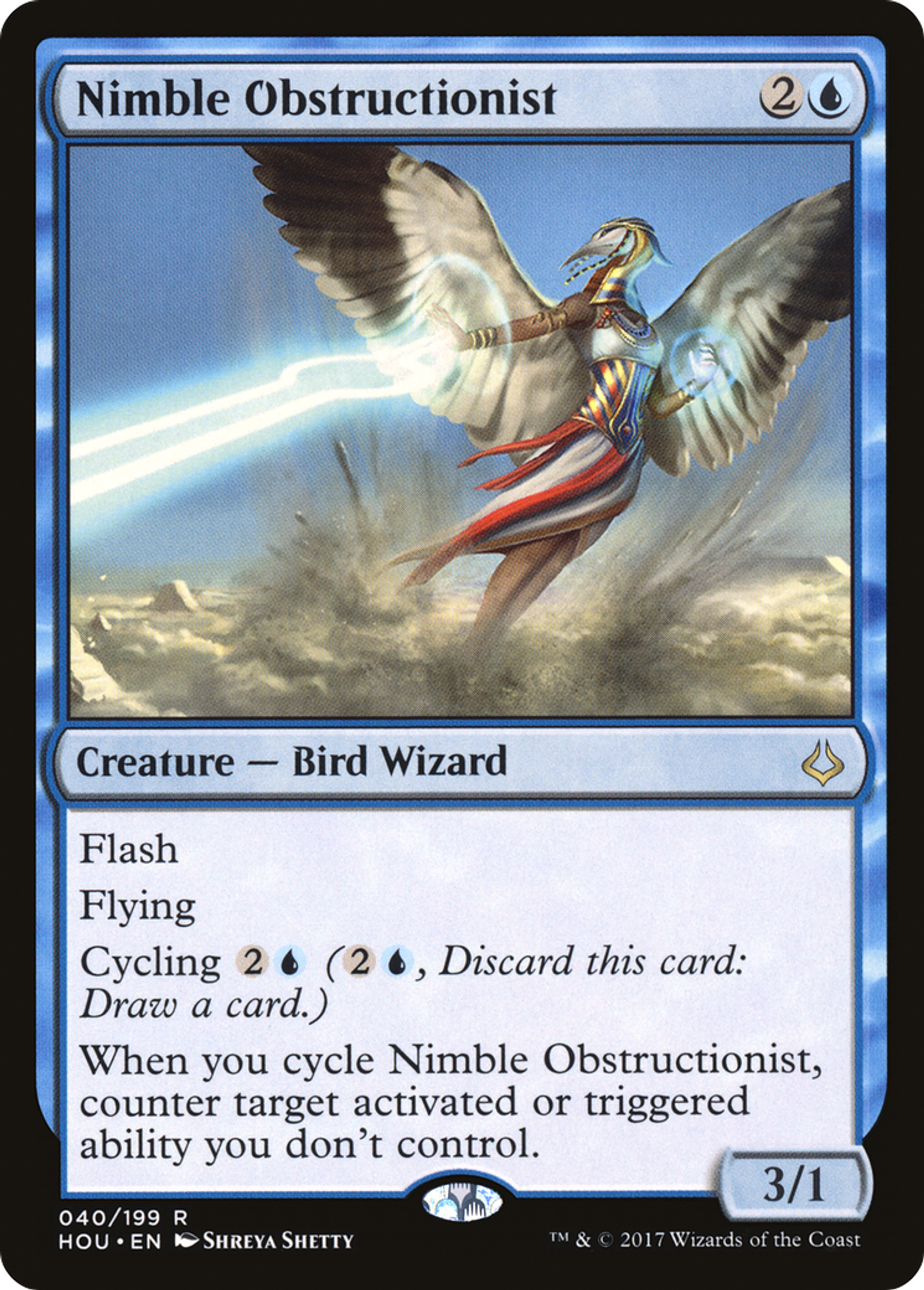 Nimble Obstructionist — Hour of Devastation — Magic: The Gathering