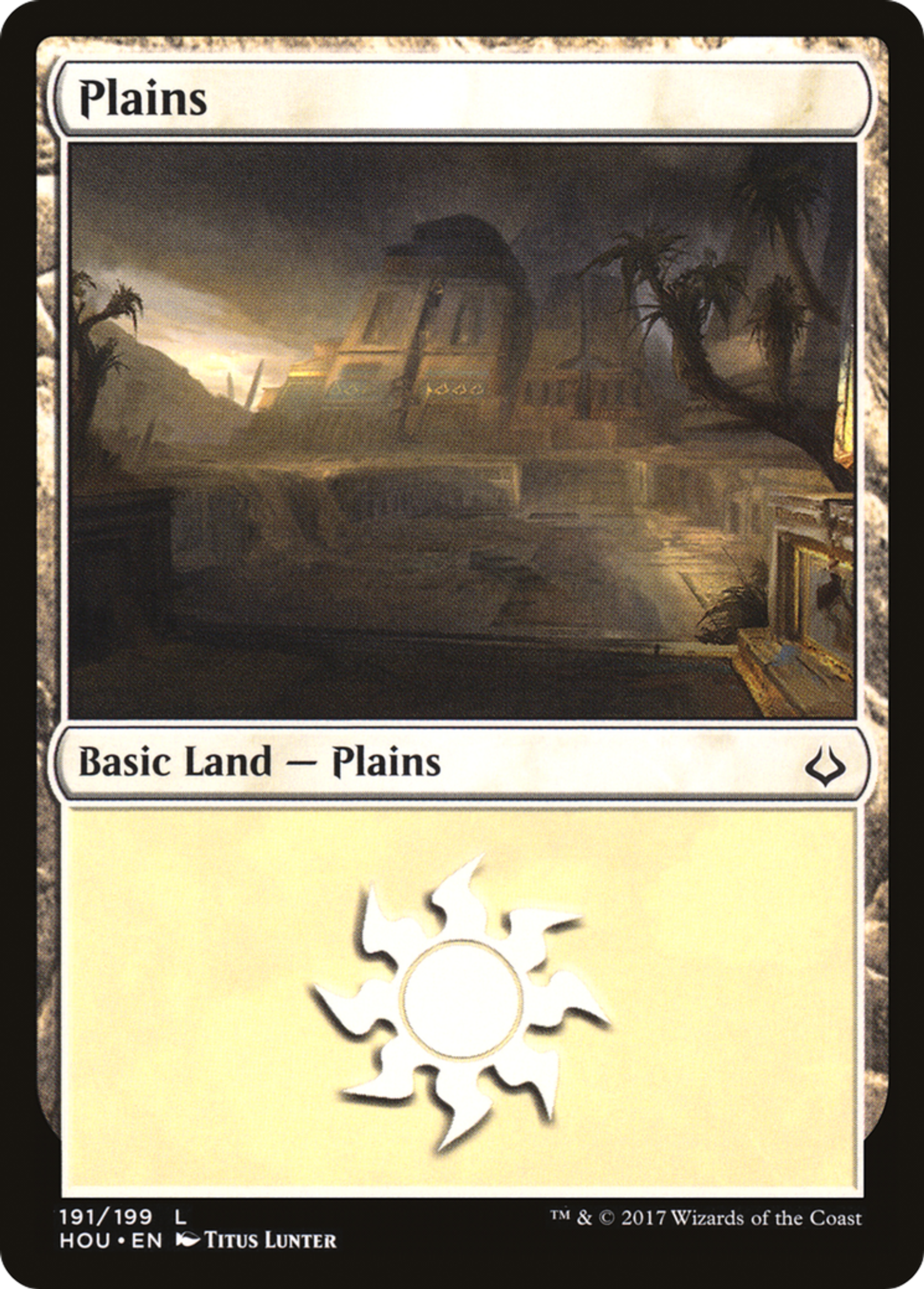 Plains — Hour of Devastation — Magic: The Gathering