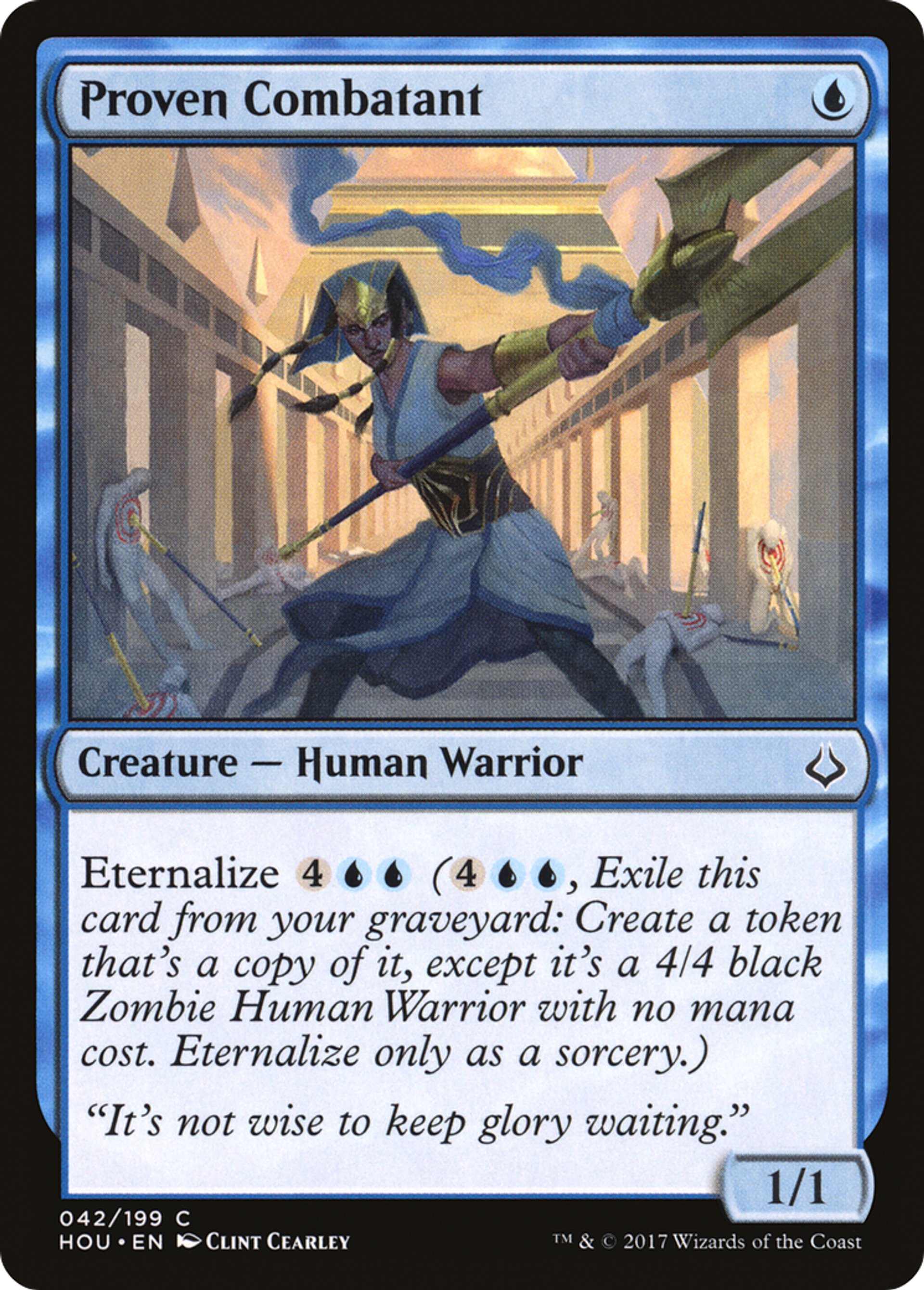Combattante éprouvée — Hour of Devastation — Magic: The Gathering