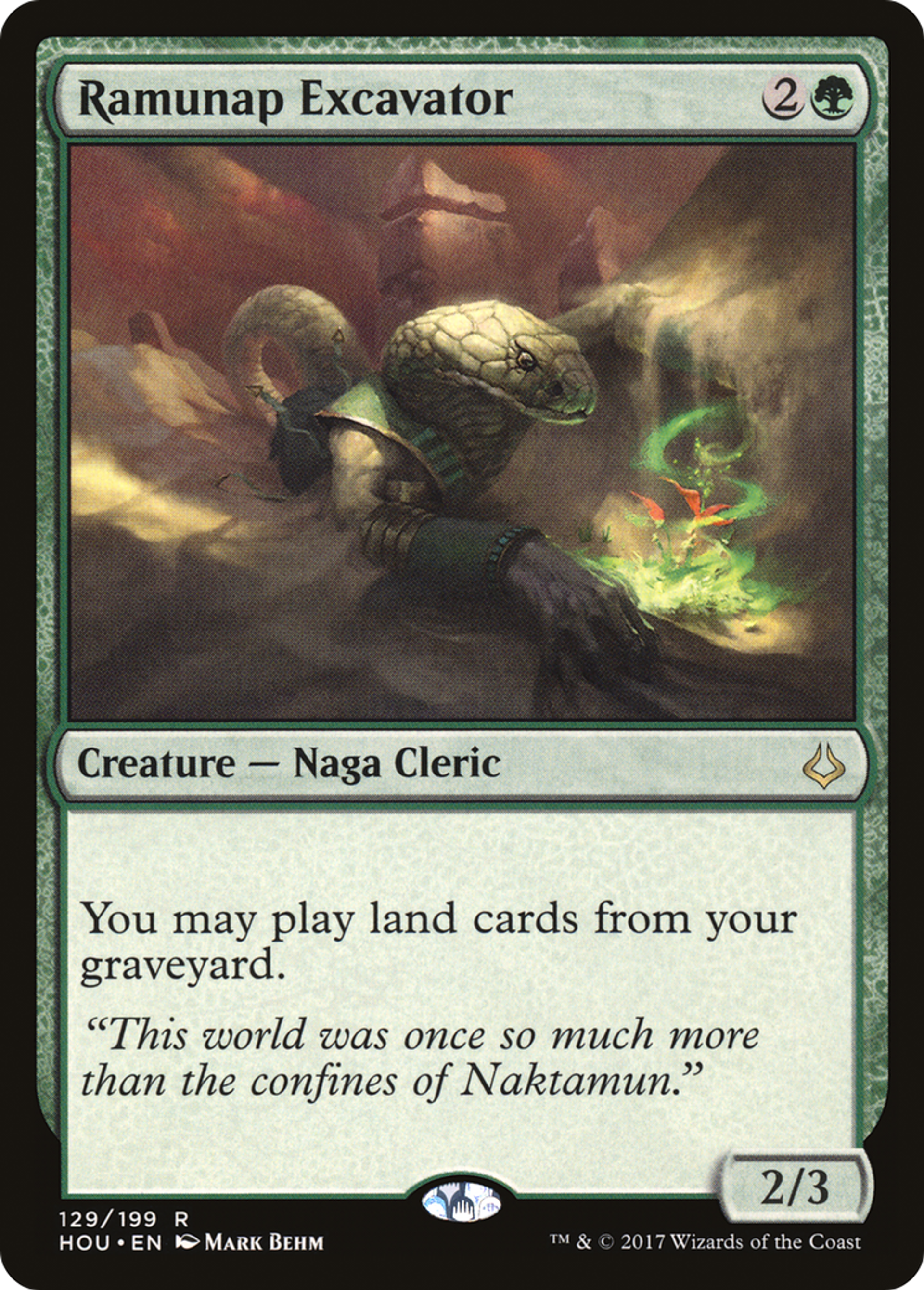 Ramunap Excavator — Hour of Devastation — Magic: The Gathering