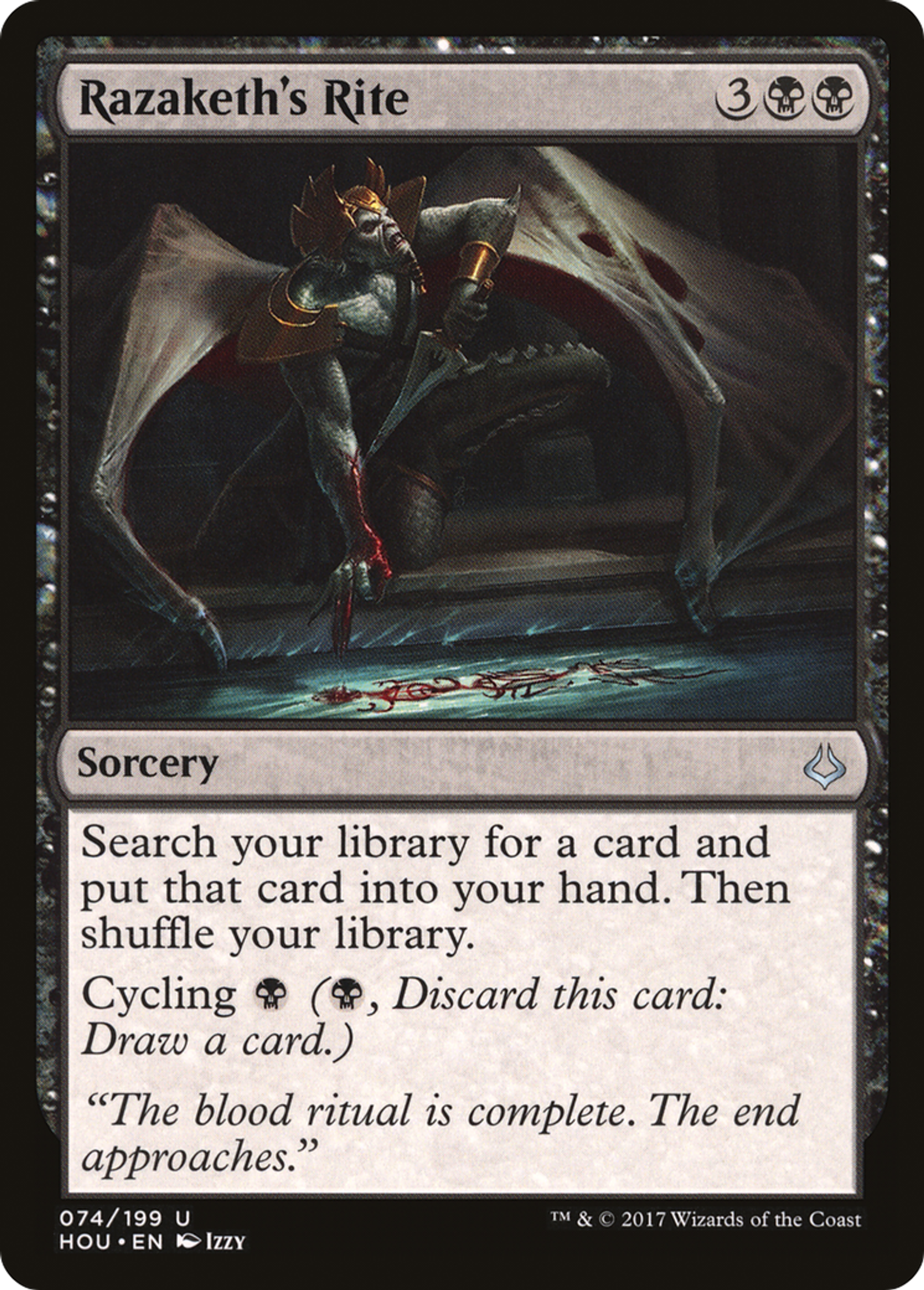 Rite de Razaketh — Hour of Devastation — Magic: The Gathering