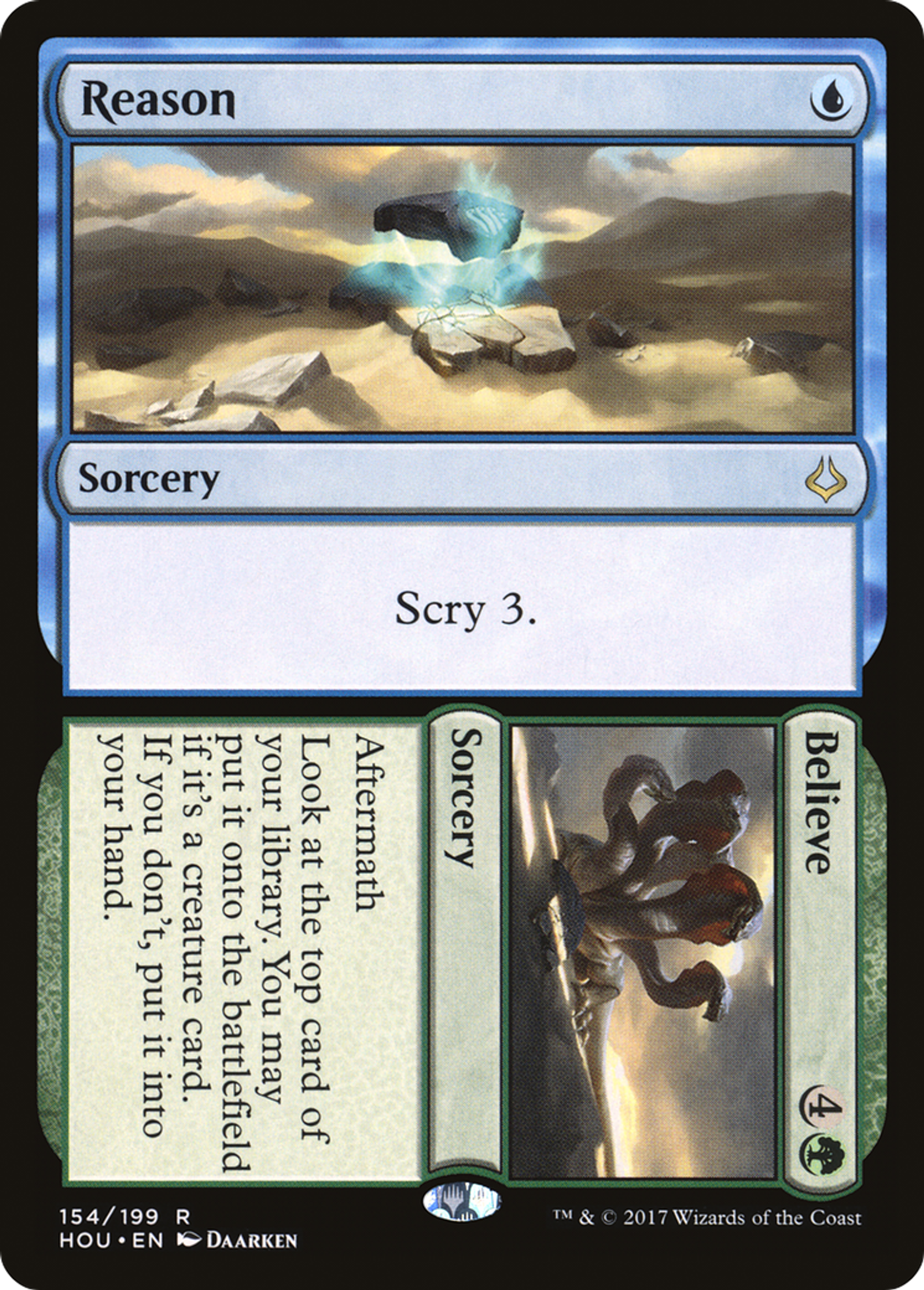 Reason // Believe — Hour of Devastation — Magic: The Gathering