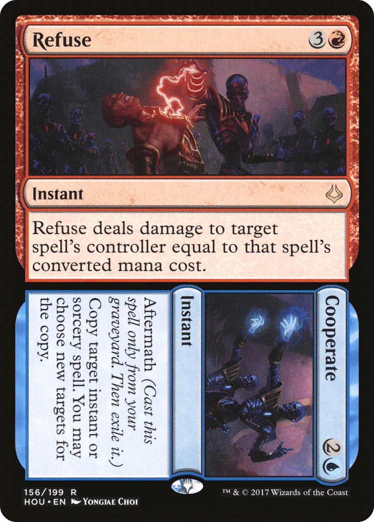 Refuse // Cooperate — Hour of Devastation — Magic: The Gathering