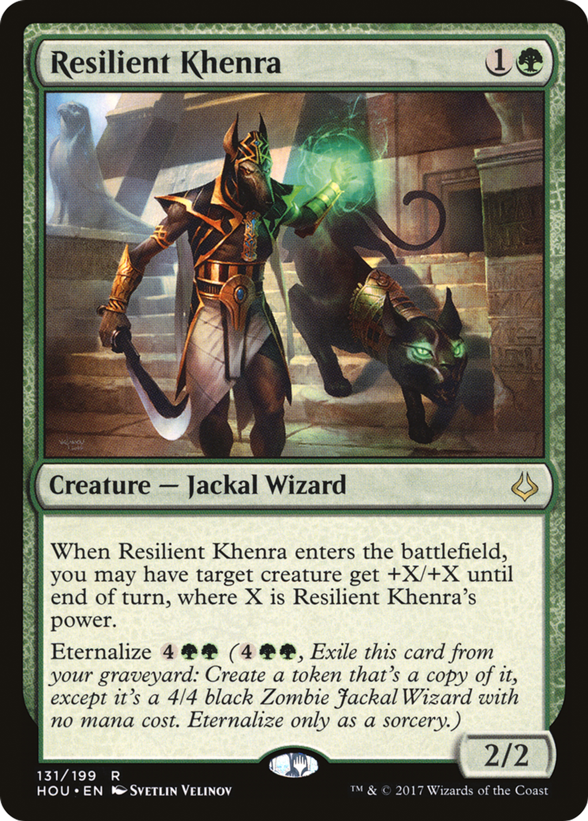 Resilient Khenra — Hour of Devastation — Magic: The Gathering