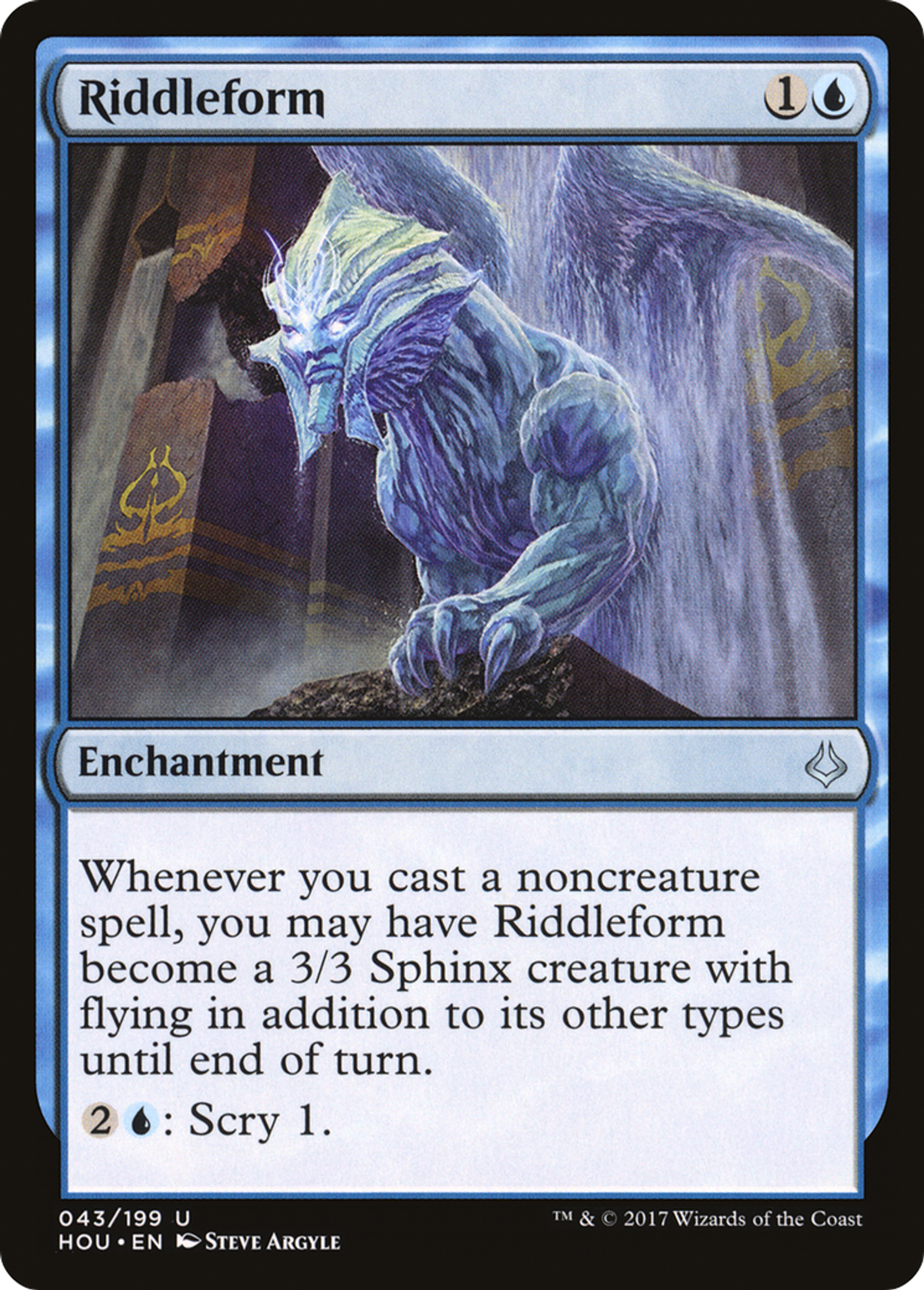 Riddleform — Hour of Devastation — Magic: The Gathering