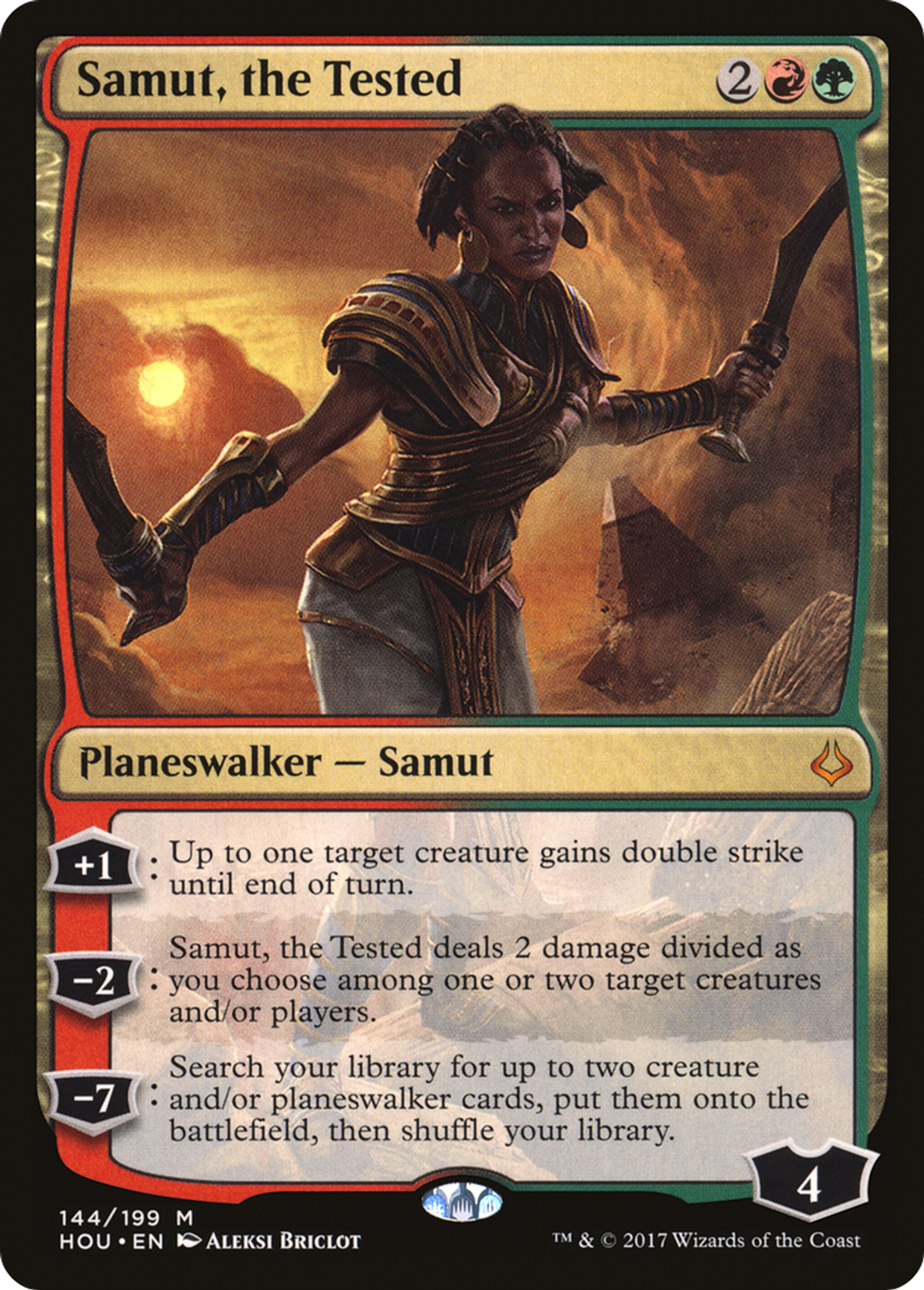 Samut, the Tested — Hour of Devastation — Magic: The Gathering