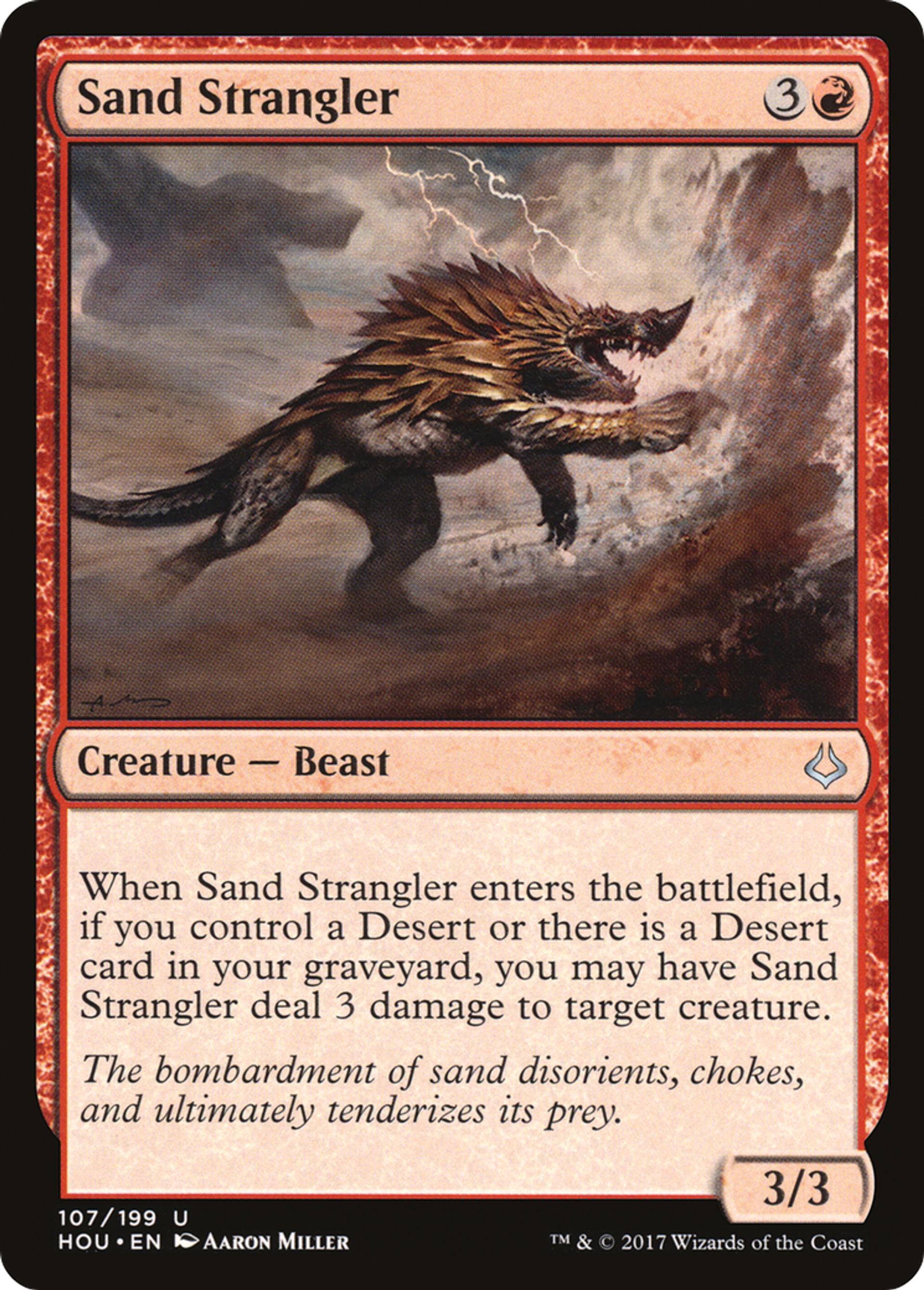 Étrangleur des sables — Hour of Devastation — Magic: The Gathering