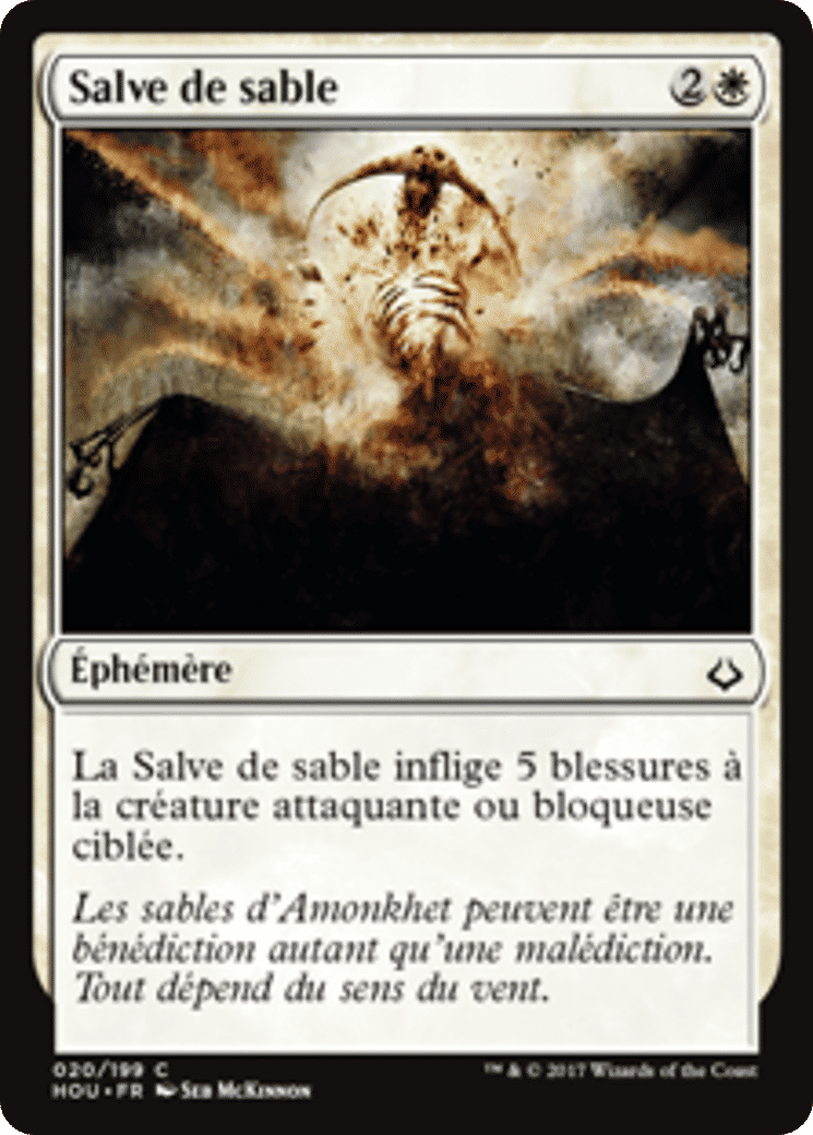 Salve de sable — Hour of Devastation — Magic: The Gathering